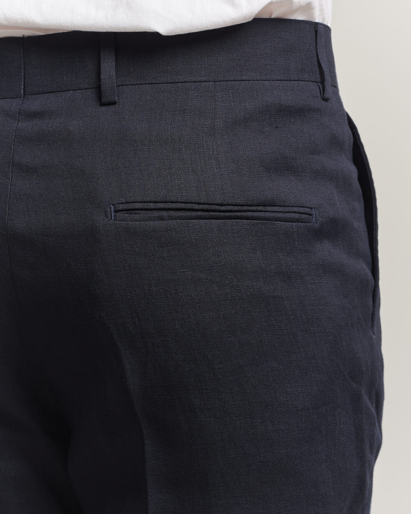 Herren | Hosen | Tiger of Sweden | Tenuta Linen Suit Trousers Midnight Blue