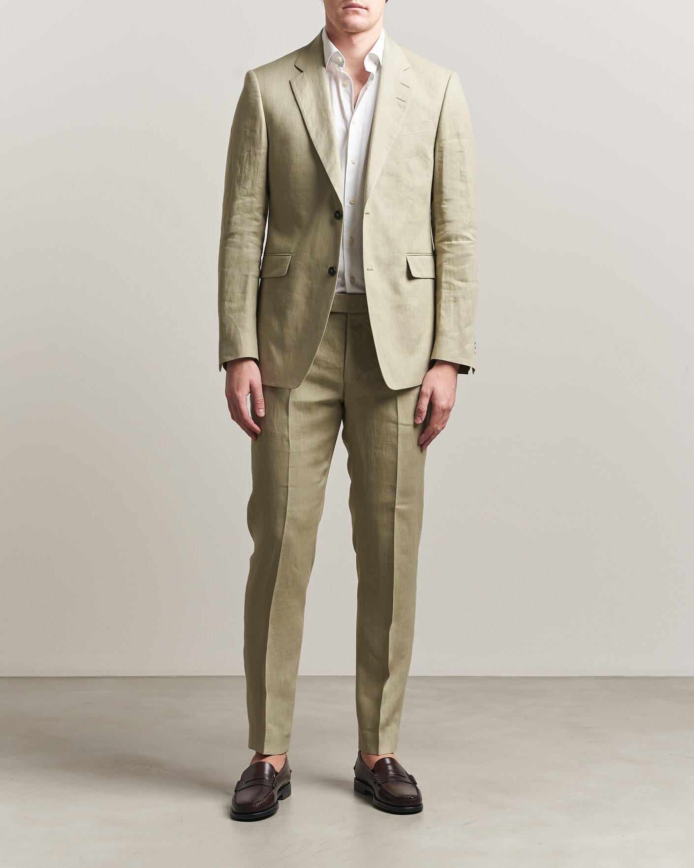 Herren | Sakkos | Tiger of Sweden | Justin Linen Suit Blazer Mole