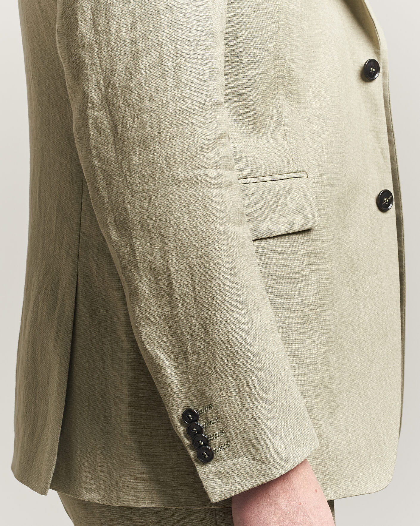 Herren | Sakkos | Tiger of Sweden | Justin Linen Suit Blazer Mole