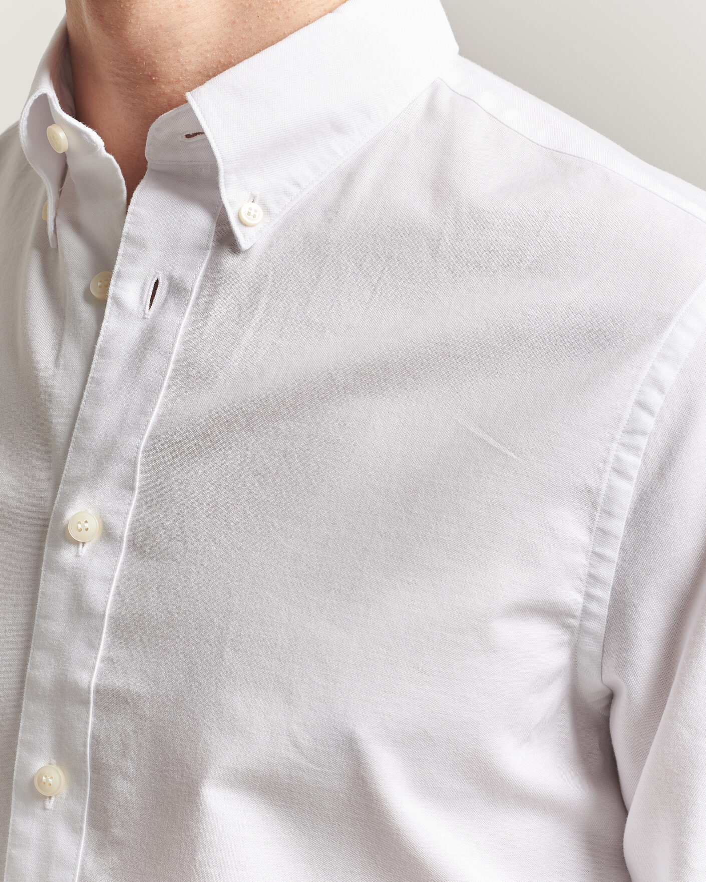 Herren | Hemden | Tiger of Sweden | Bjorn Oxford Shirt Pure White