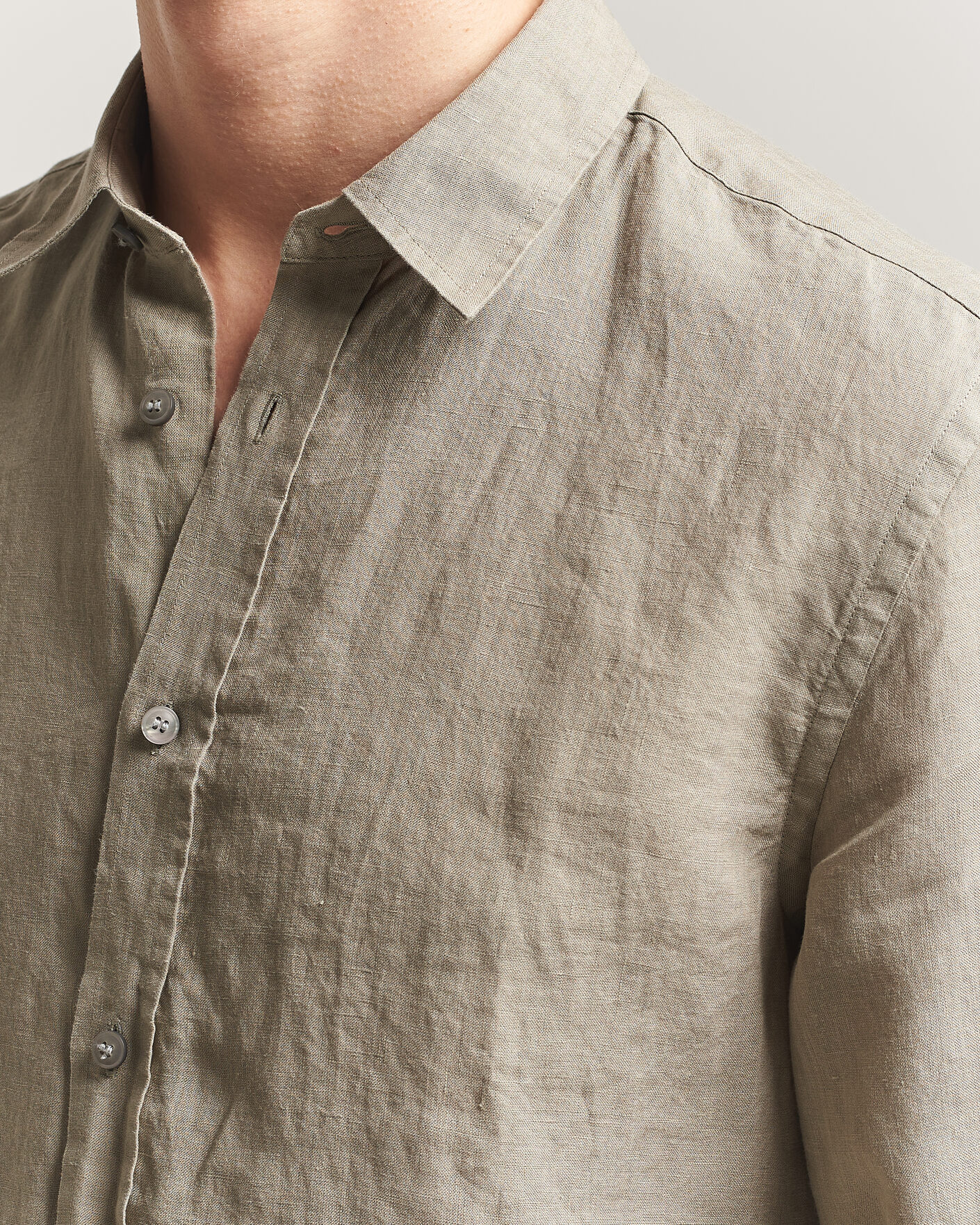 Herren | Hemden | Tiger of Sweden | Spenser Linen Shirt Mole