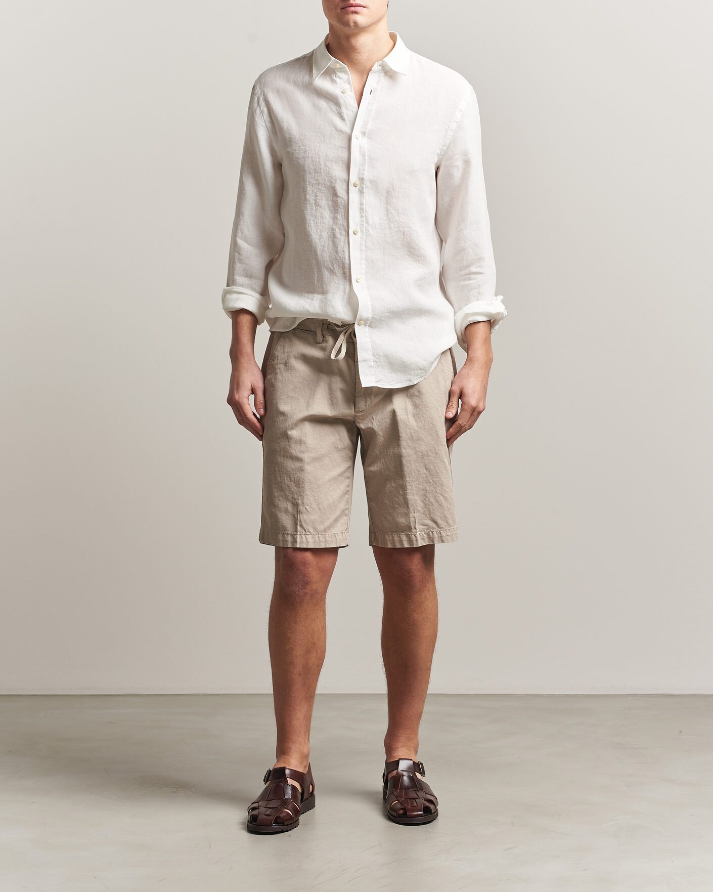 Herren | Hemden | Tiger of Sweden | Spenser Linen Shirt Off White