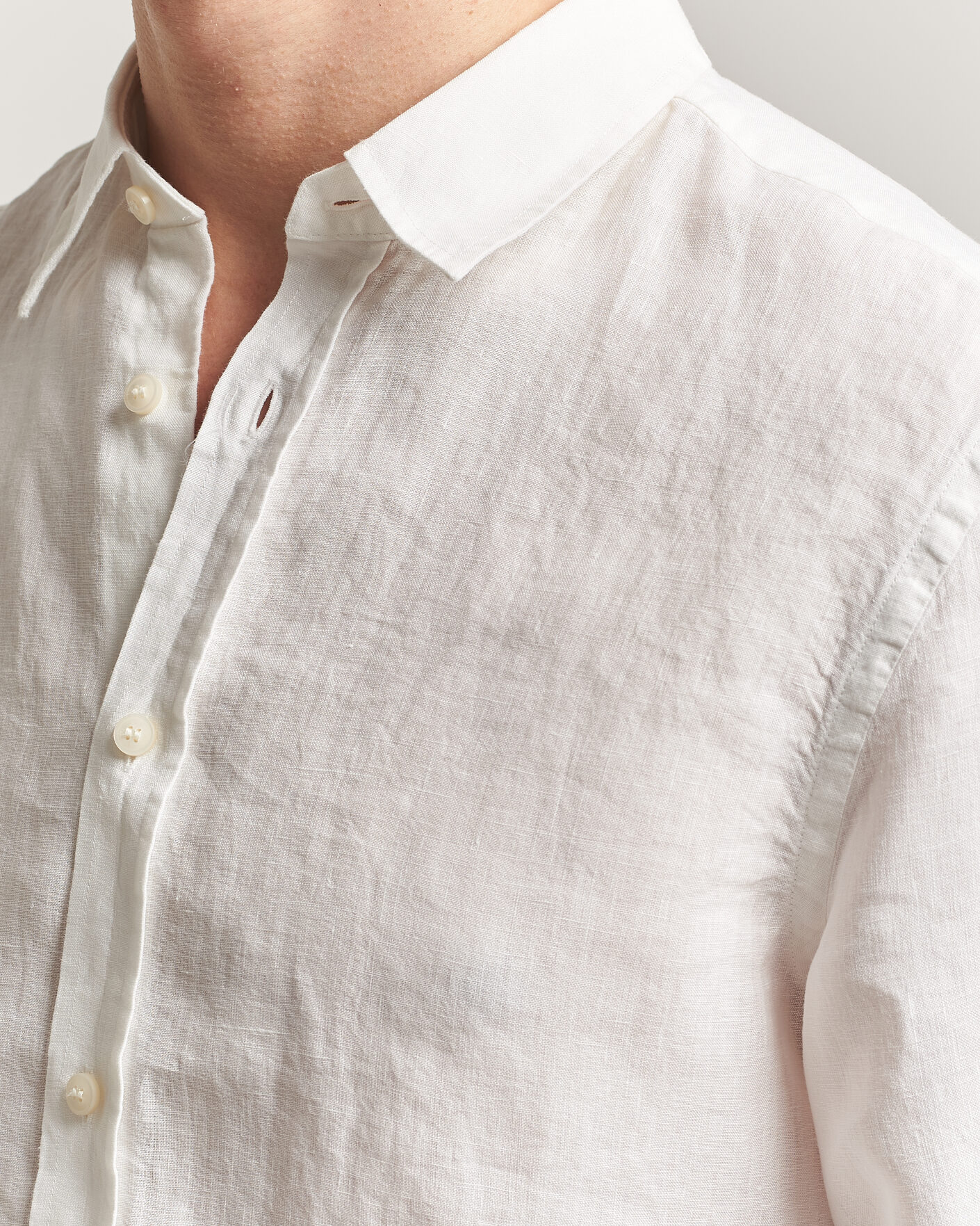 Herren | Hemden | Tiger of Sweden | Spenser Linen Shirt Off White