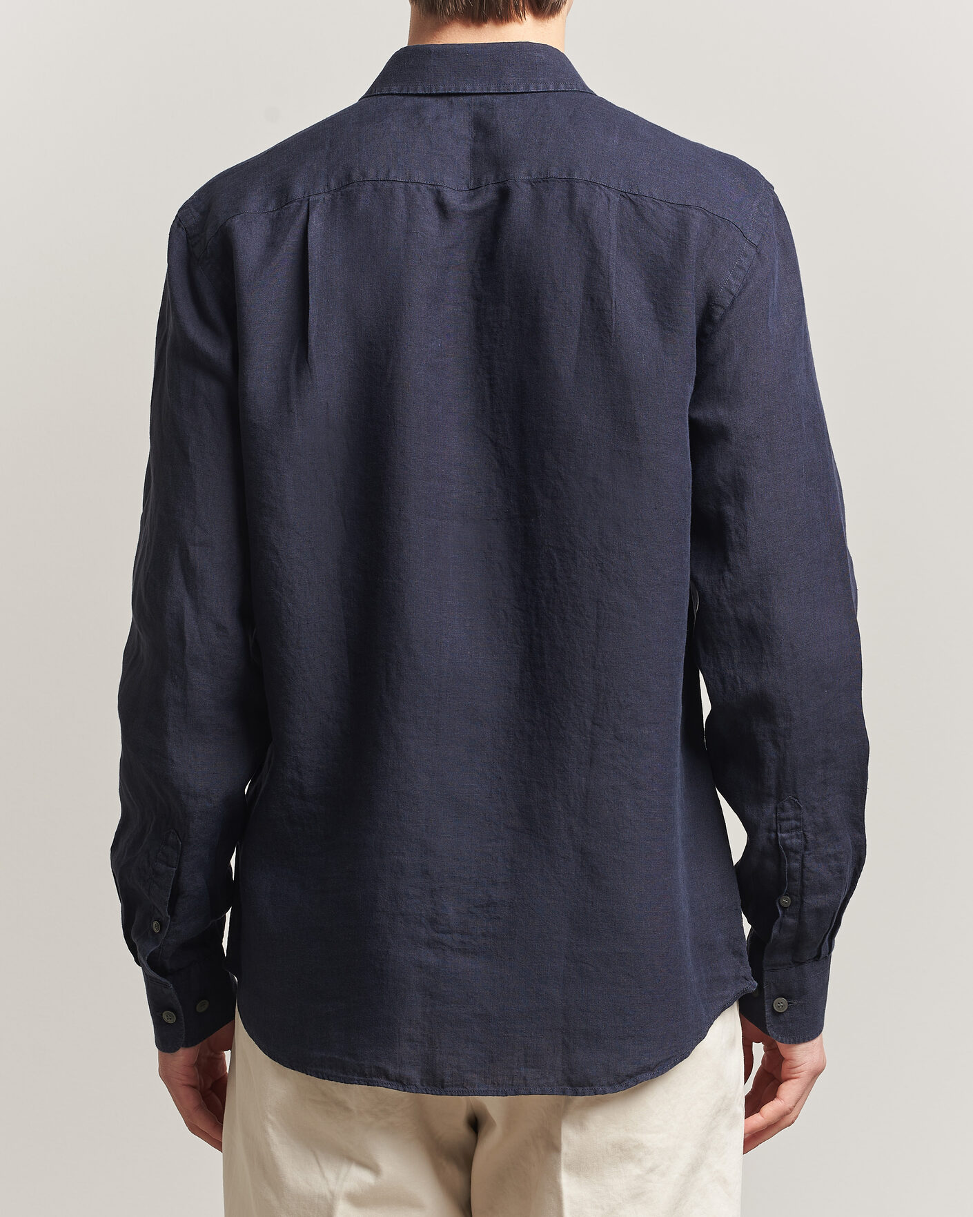 Herren | Hemden | Tiger of Sweden | Spenser Linen Shirt Midnight Blue