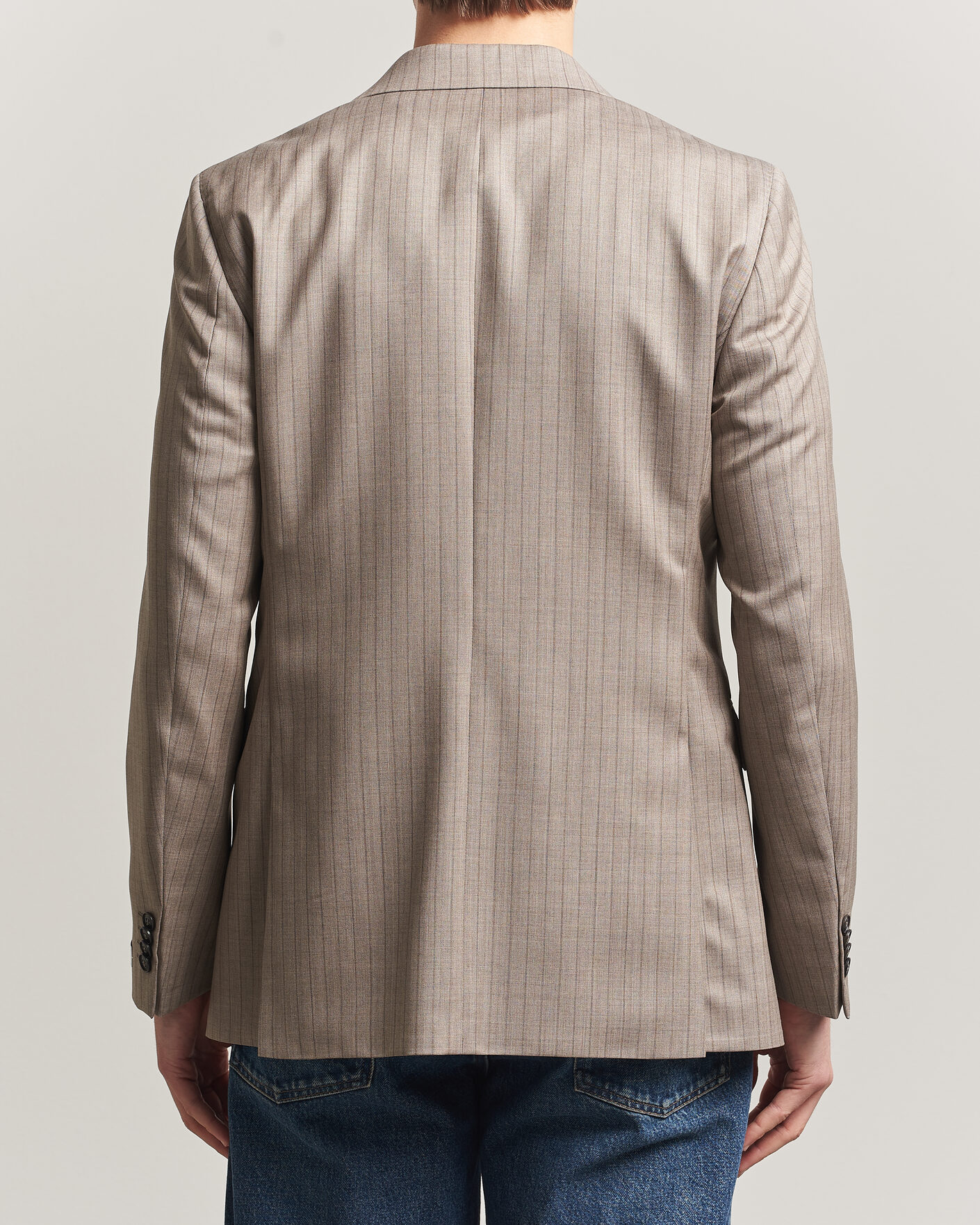 Herren | Sakkos | Tiger of Sweden | Ease Wool Pinstriped Blazer Clay