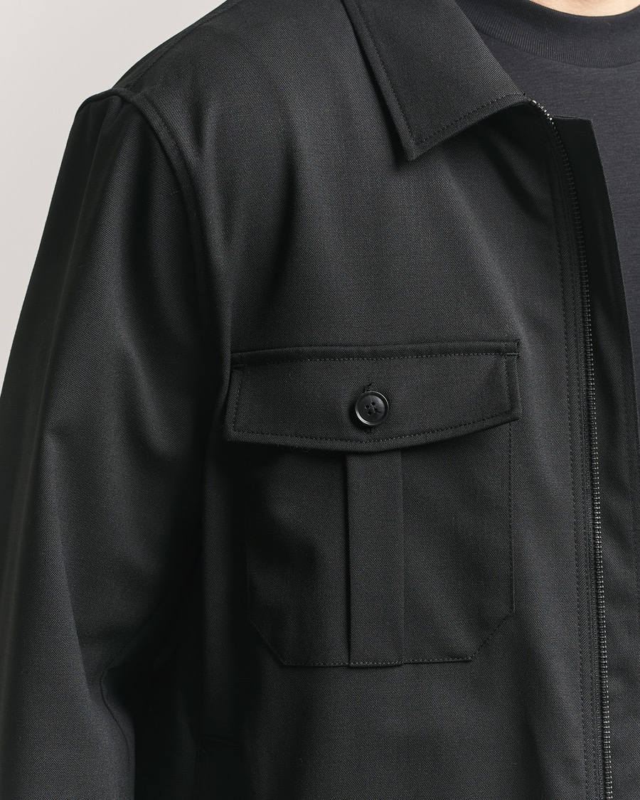 Herren | Hemden | Tiger of Sweden | Barnaby Technical Overshirt Black