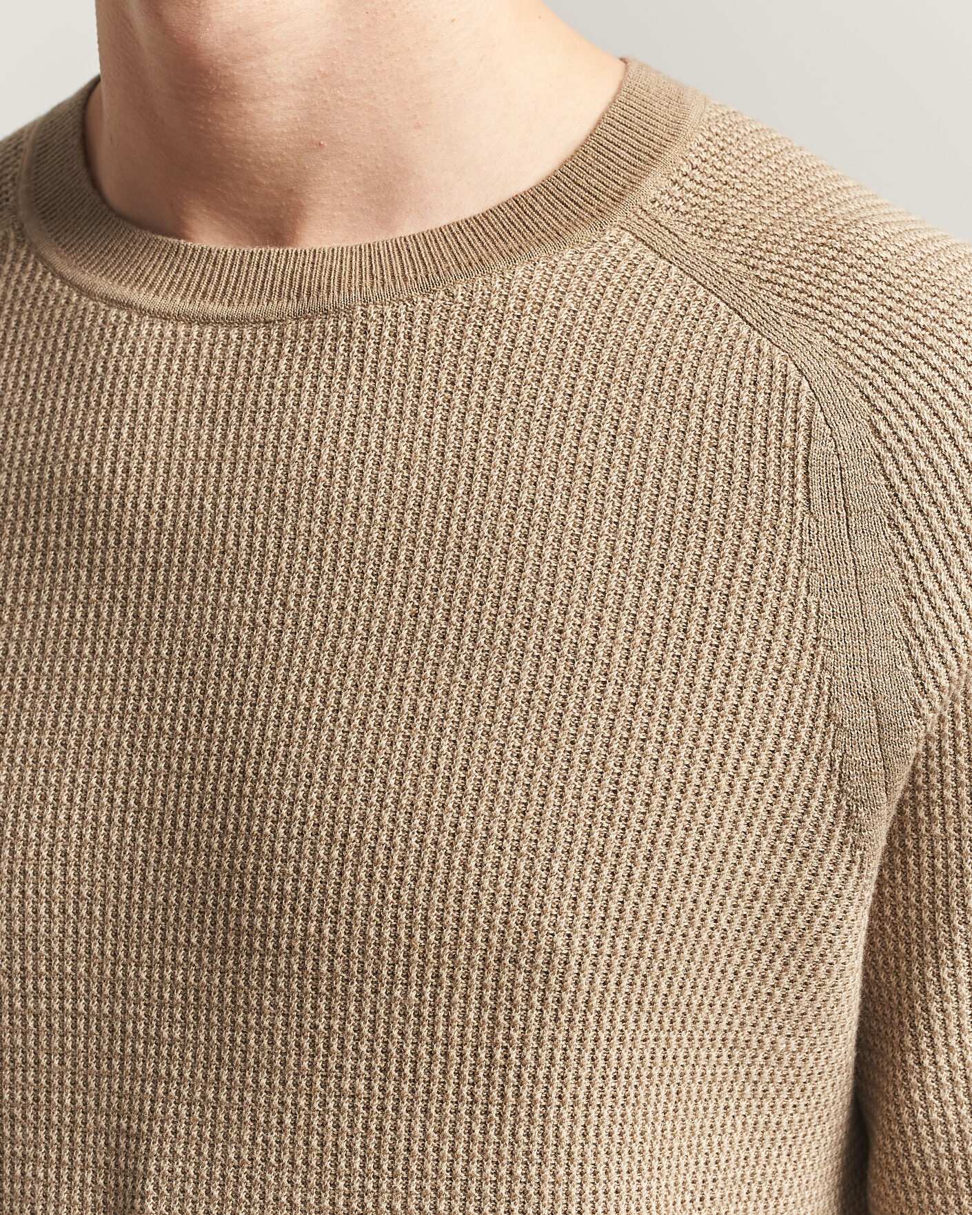 Herren | Pullover | Tiger of Sweden | Martin Knitted Sweater Umber Brown