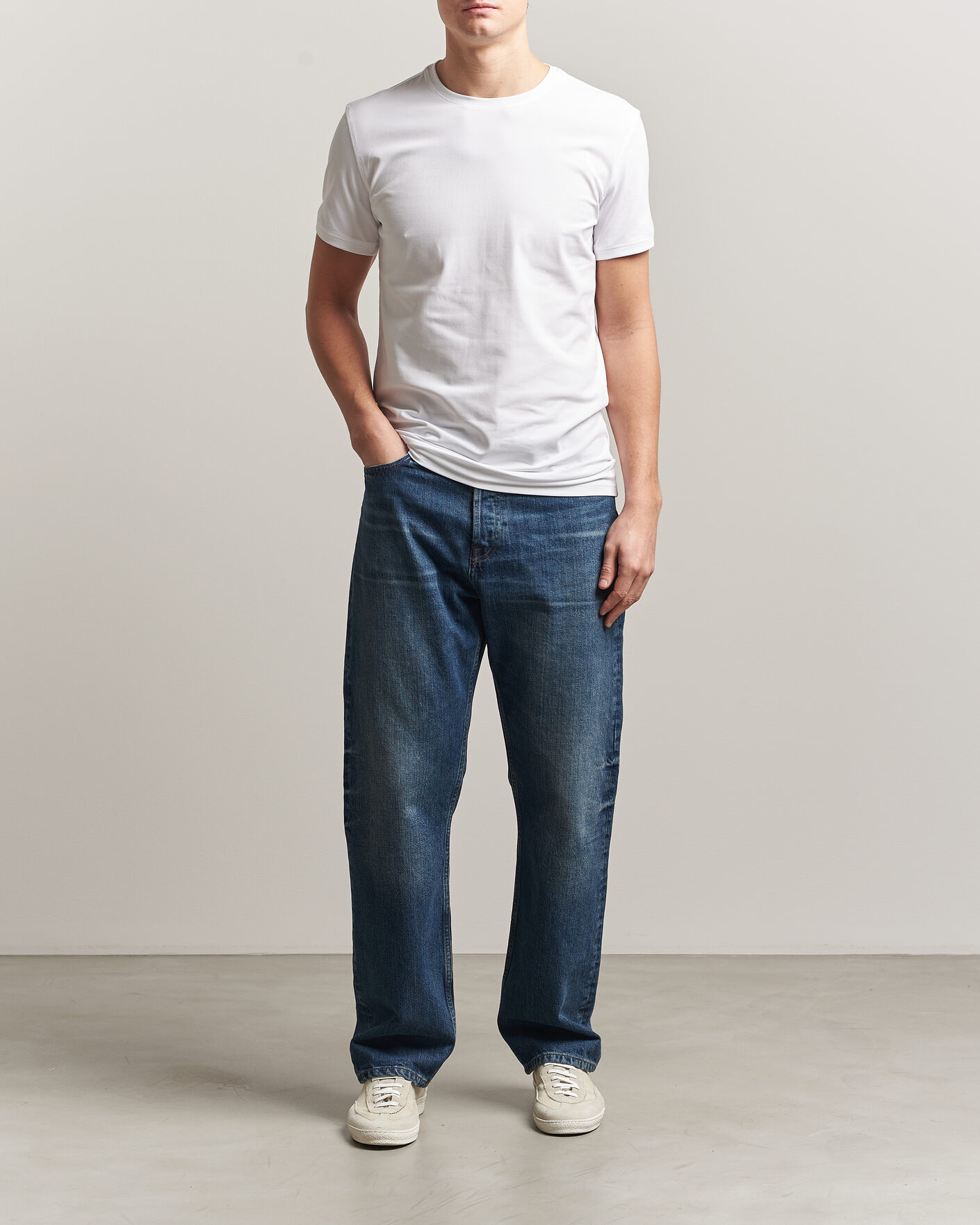 Herren | T-Shirts | Tiger of Sweden | Heimdal 2-Pack Crew Neck T-Shirt Pure White