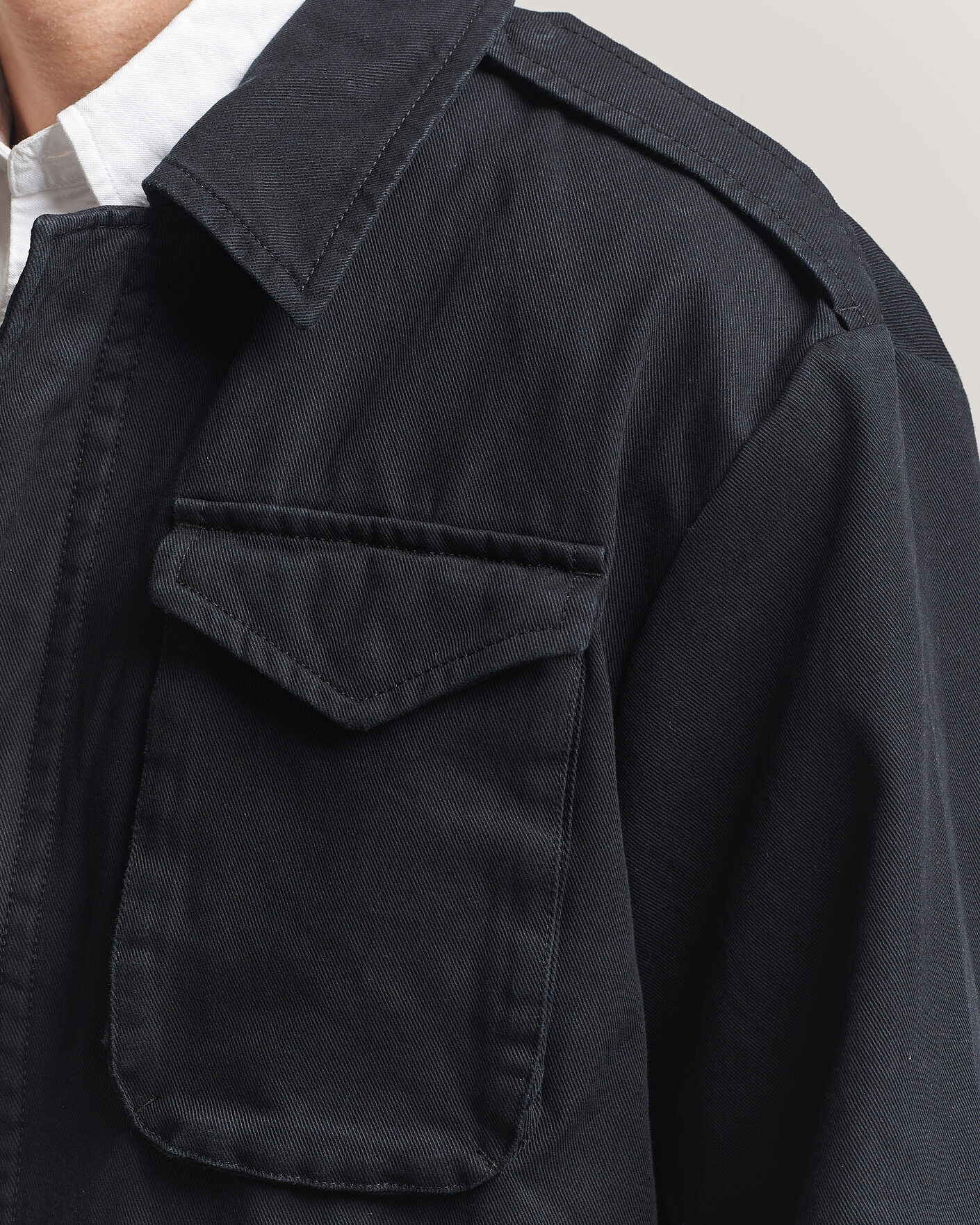 Herren | Jacken | Filippa K | Cotton Field Jacket Black