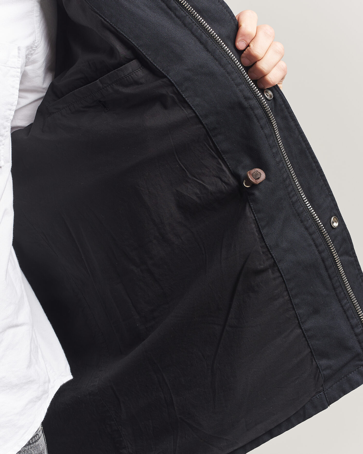 Herren | Jacken | Filippa K | Cotton Field Jacket Black