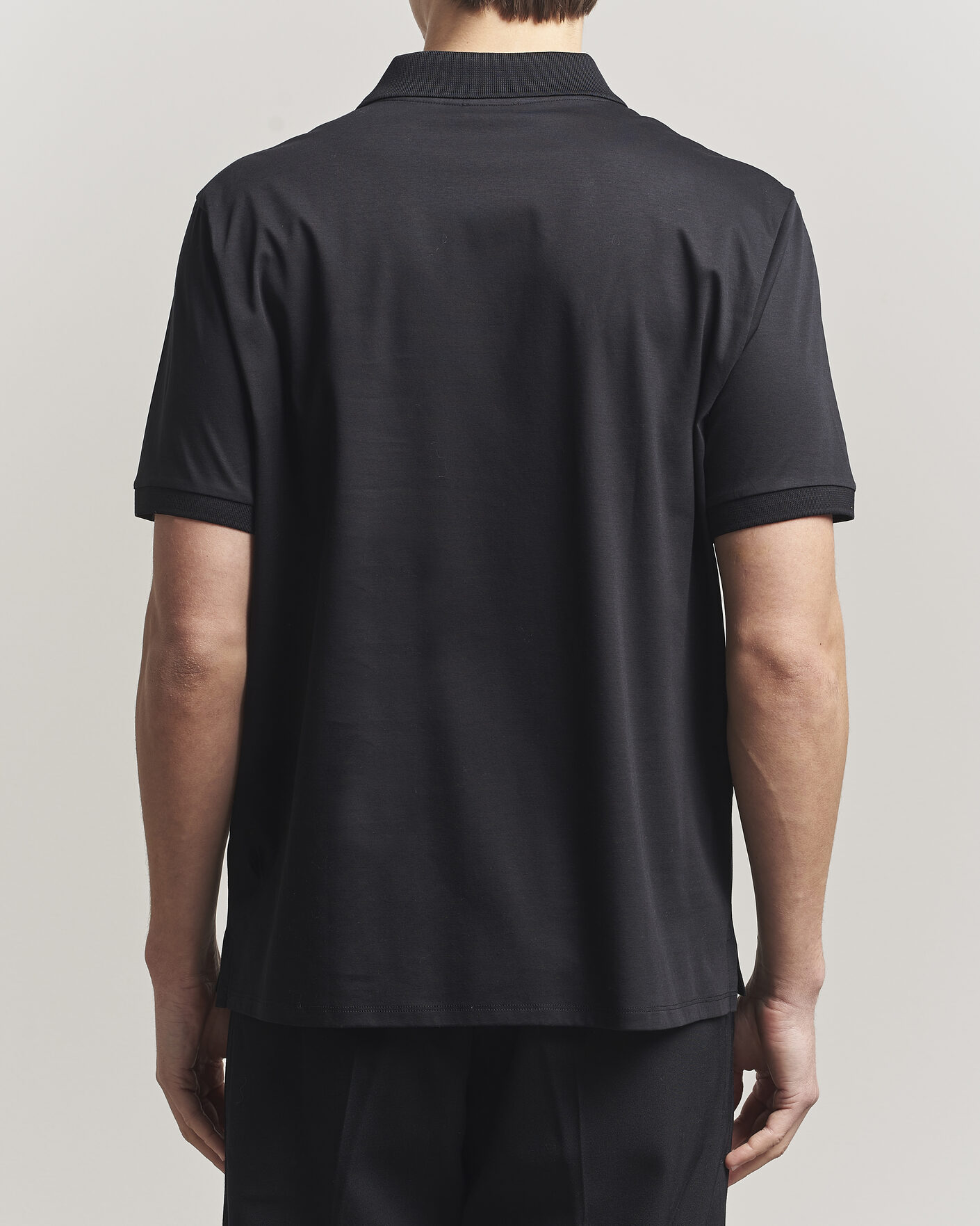 Herren | Poloshirts | Filippa K | Technical Cotton Polo Black