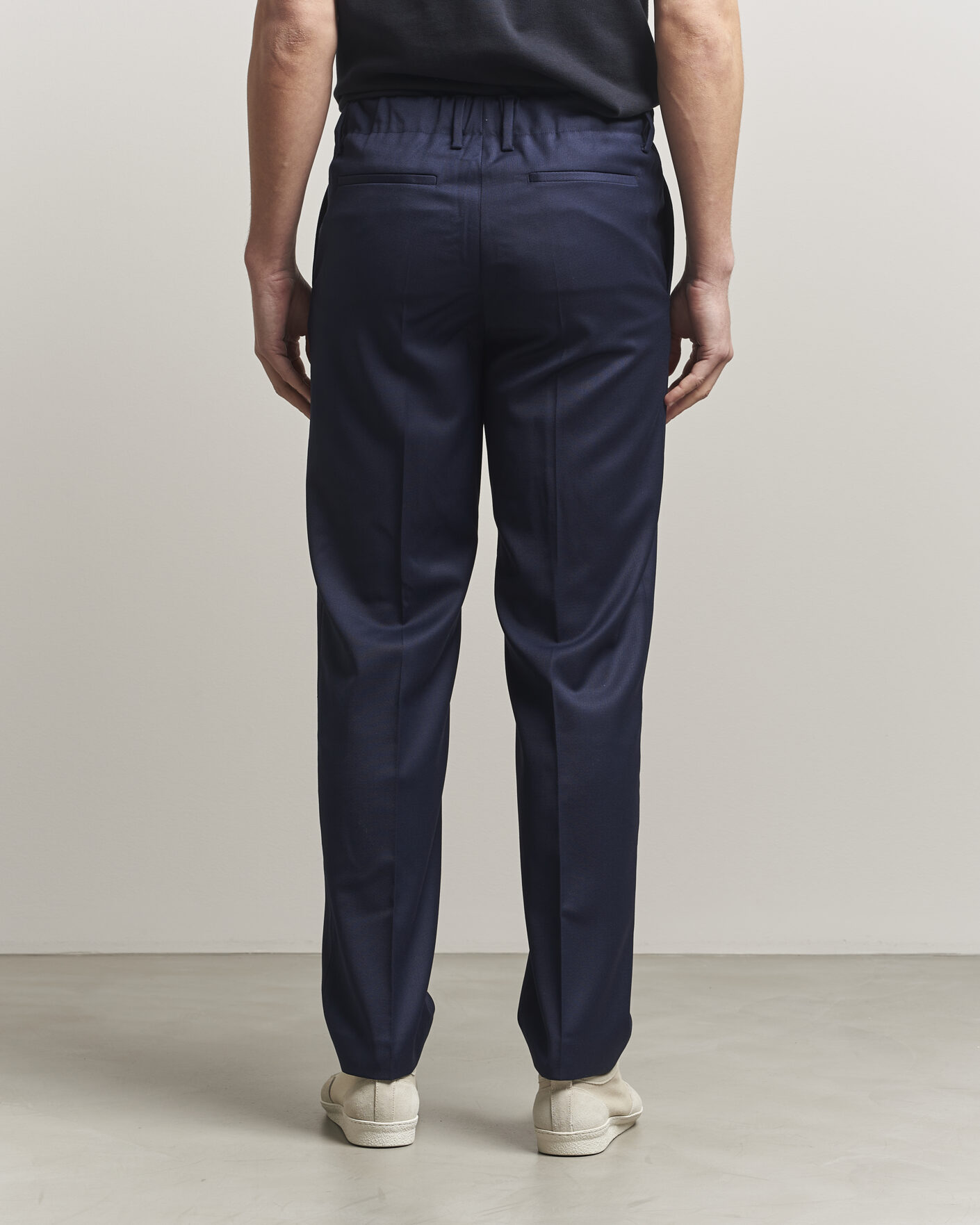Herren | Hosen | Filippa K | Troy Tailored Drawstring Trousers Ink Navy