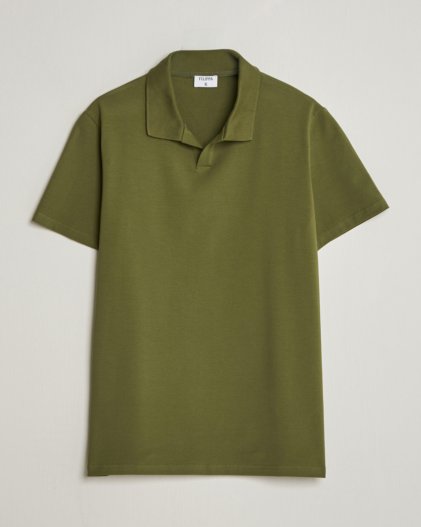 Herren | Poloshirts | Filippa K | Soft Lycra Polo T-Shirt Laurel Green
