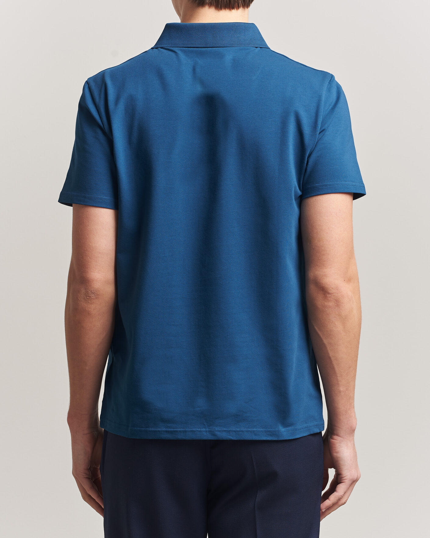 Herren | Poloshirts | Filippa K | Soft Lycra Polo T-Shirt Night Teal