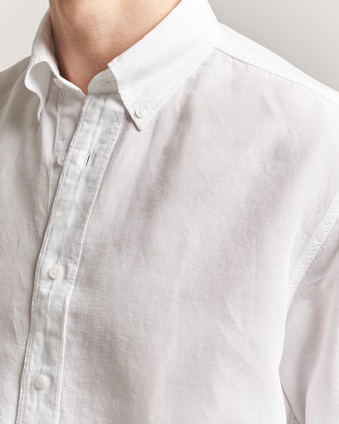 Herren | Hemden | Filippa K | Relaxed Cotton/Linen Shirt White
