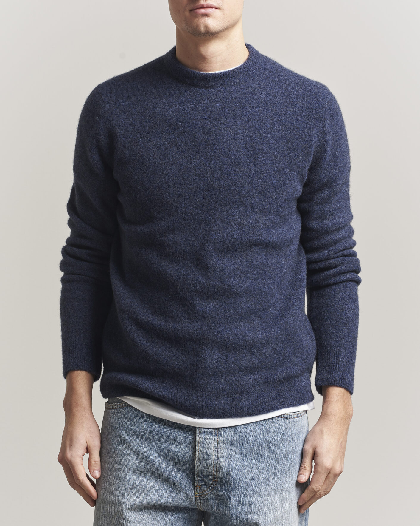 Herren | Pullover | Filippa K | Yak Knitted Sweater Night Teal