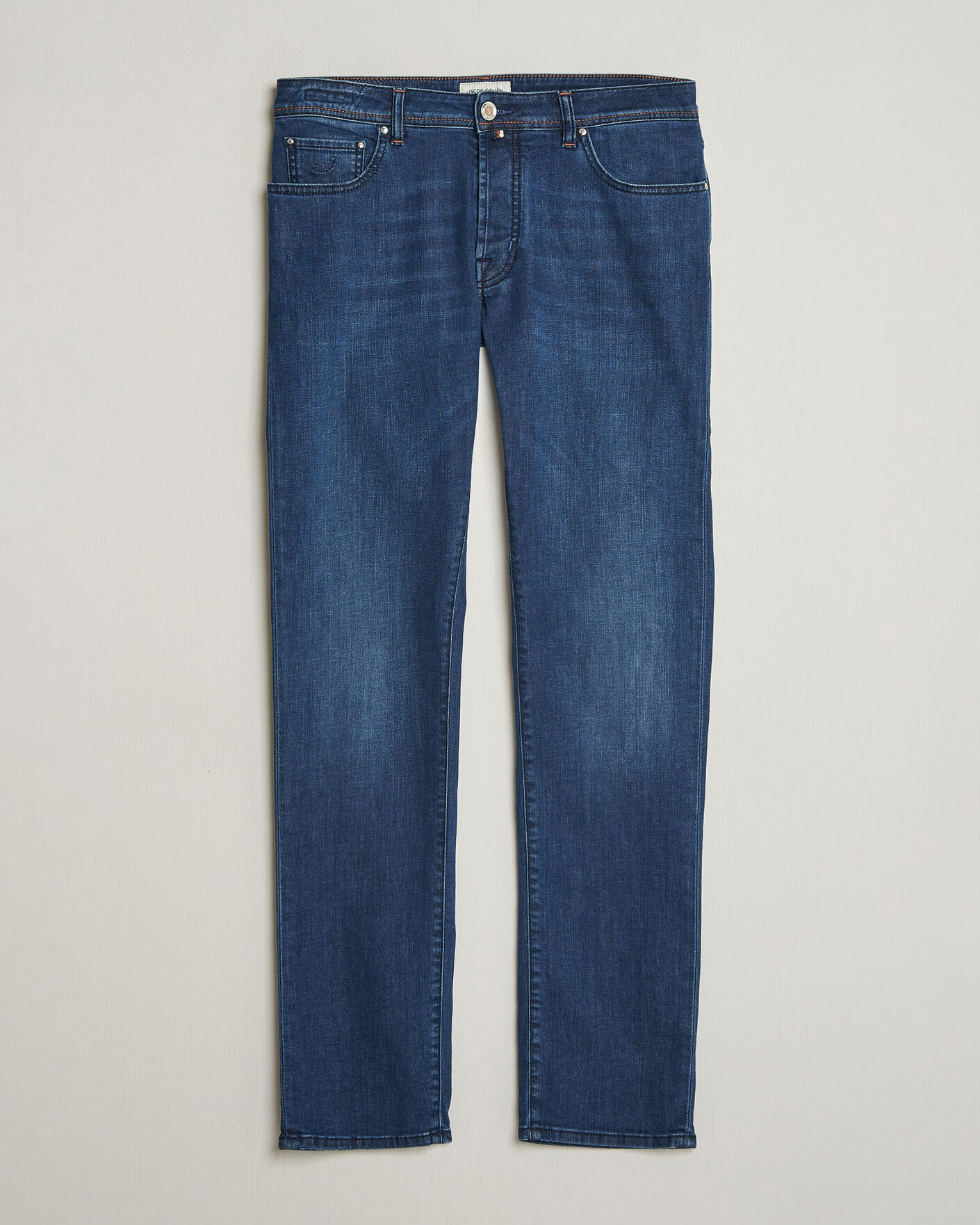 Herren | Jeans | Jacob Cohën | Bard Slim Fit Stretch Jeans Mid Blue