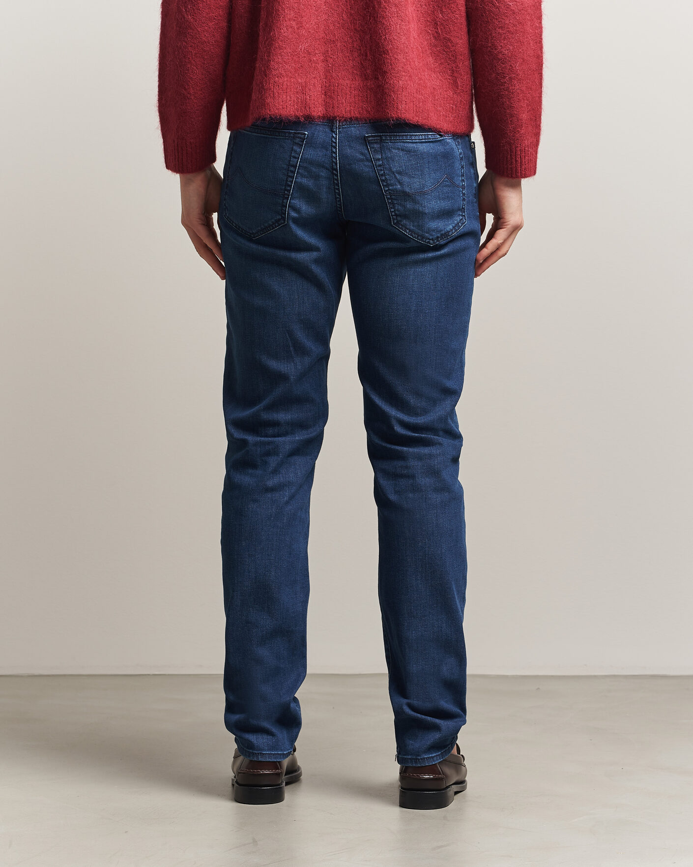 Herren | Jeans | Jacob Cohën | Bard Slim Fit Stretch Jeans Mid Blue
