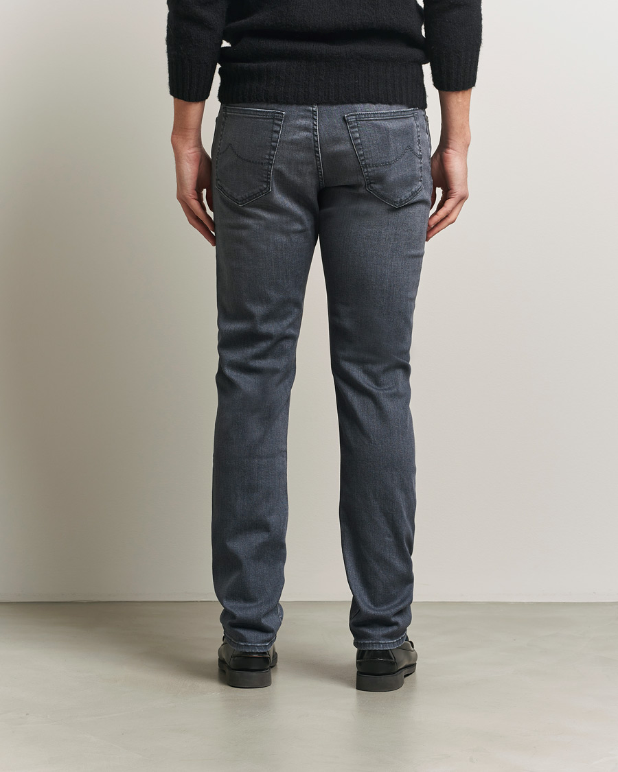 Herren | Hosen | Jacob Cohën | Bard Slim Fit Stretch Jeans Mid Grey
