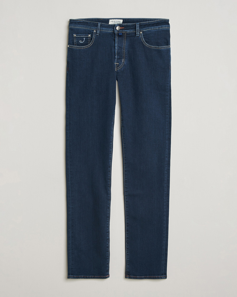 Herren | Hosen | Jacob Cohën | Bard Slim Fit Stretch Jeans Dark Blue