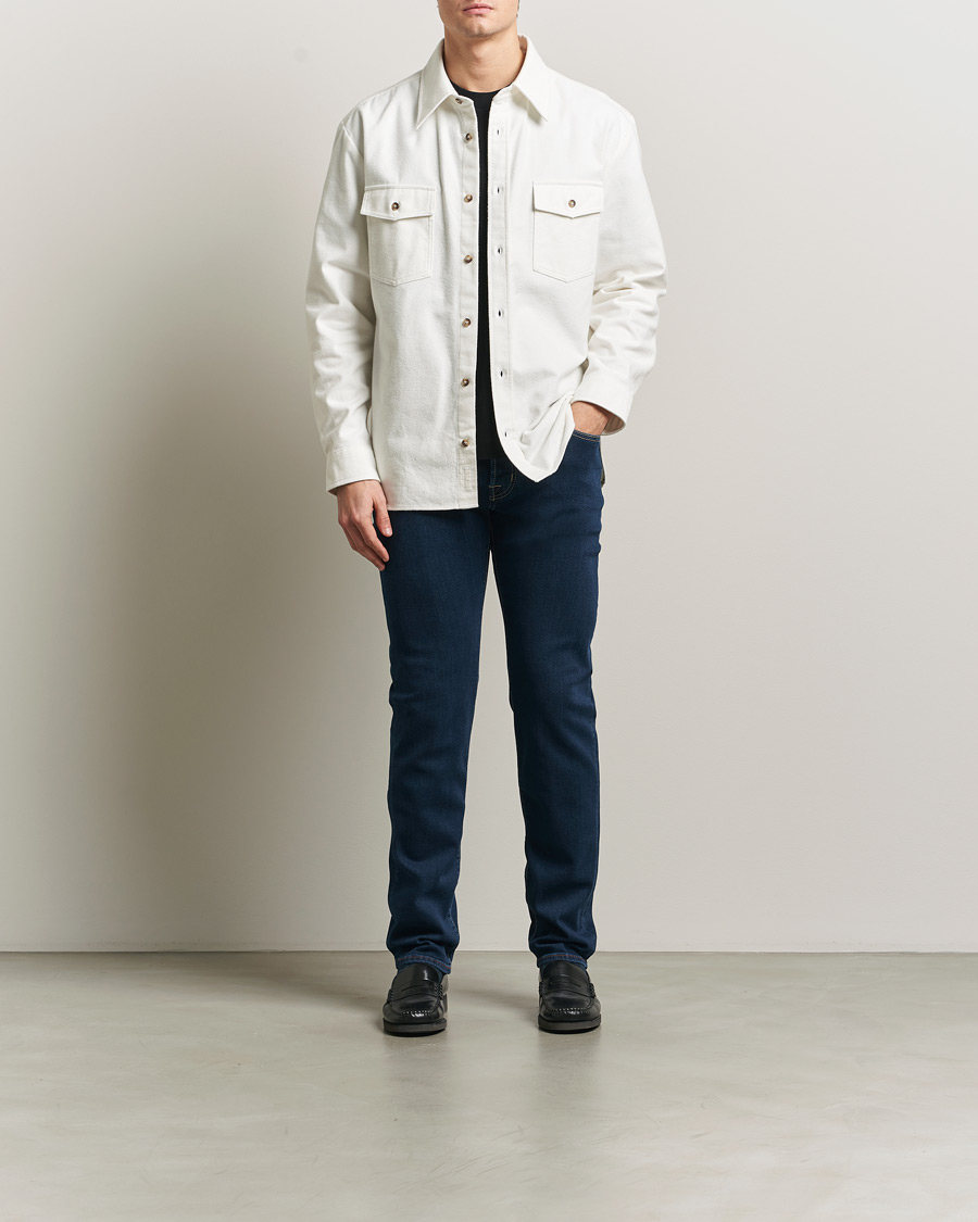 Herren | Jeans | Jacob Cohën | Bard Slim Fit Stretch Jeans Dark Blue