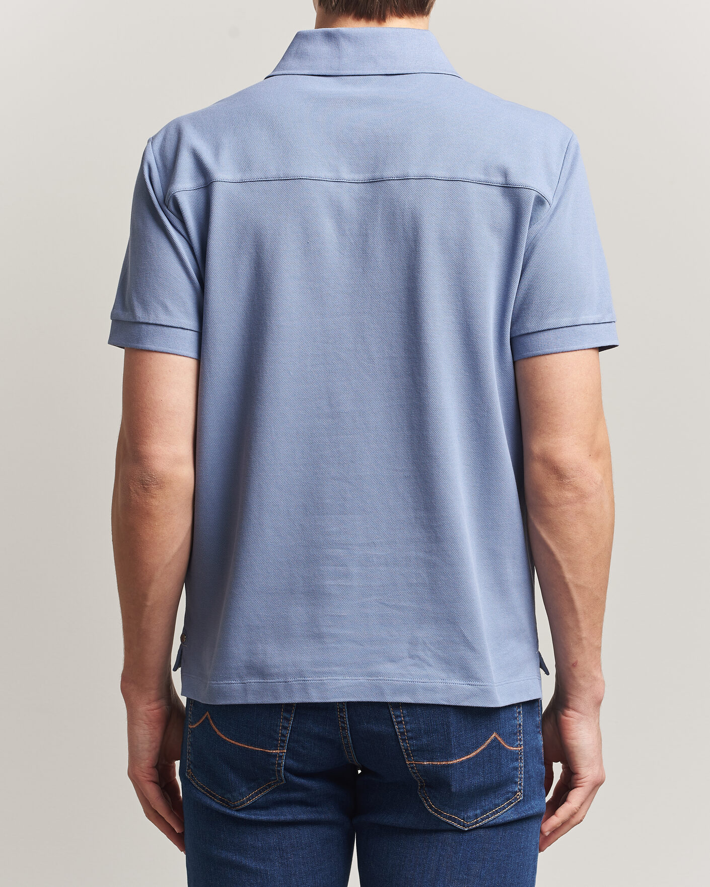 Herren | Poloshirts | Jacob Cohën | Cotton Polo Piquet Aviation