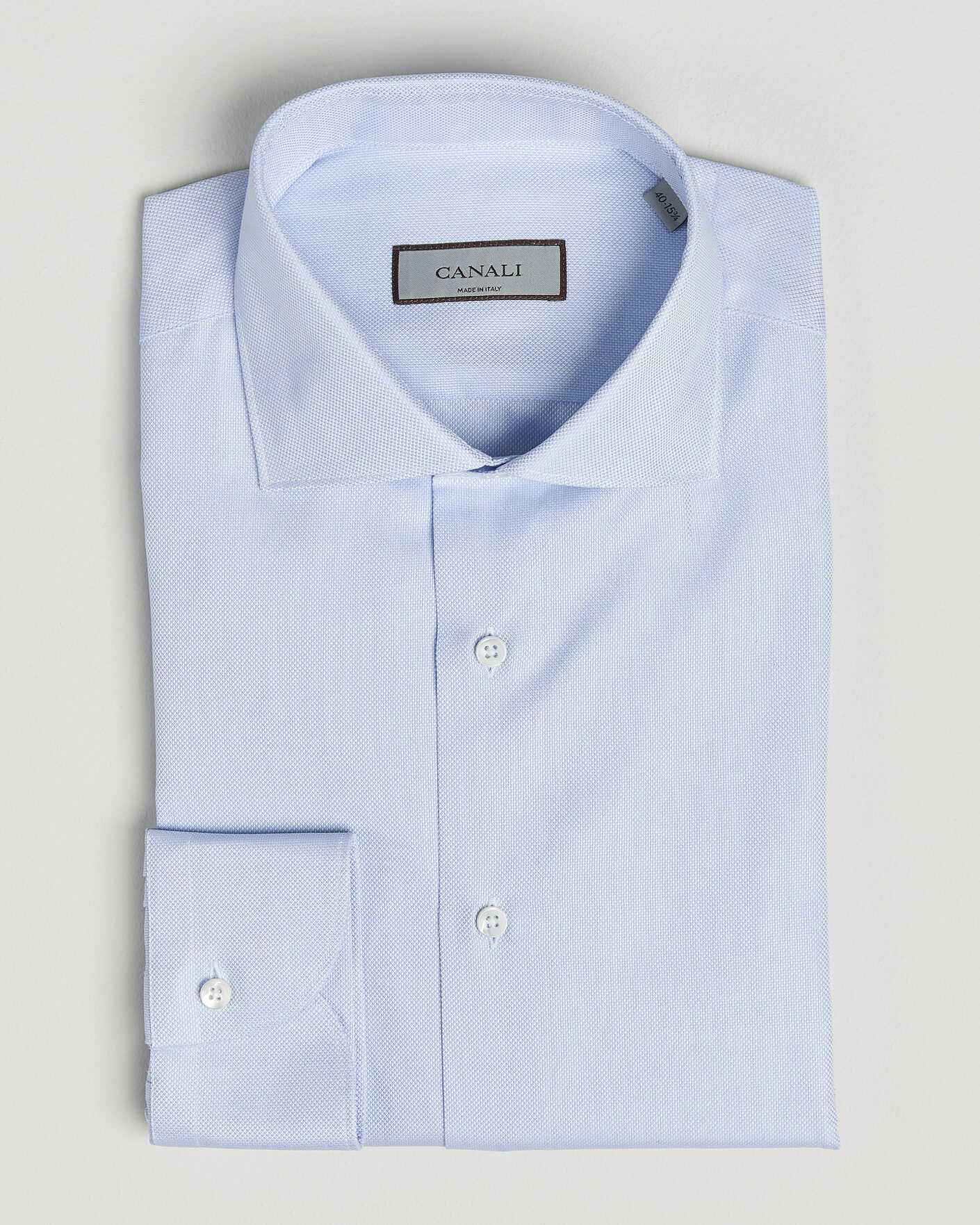 Herren | Hemden | Canali | Slim Fit Oxford Shirt Light Blue