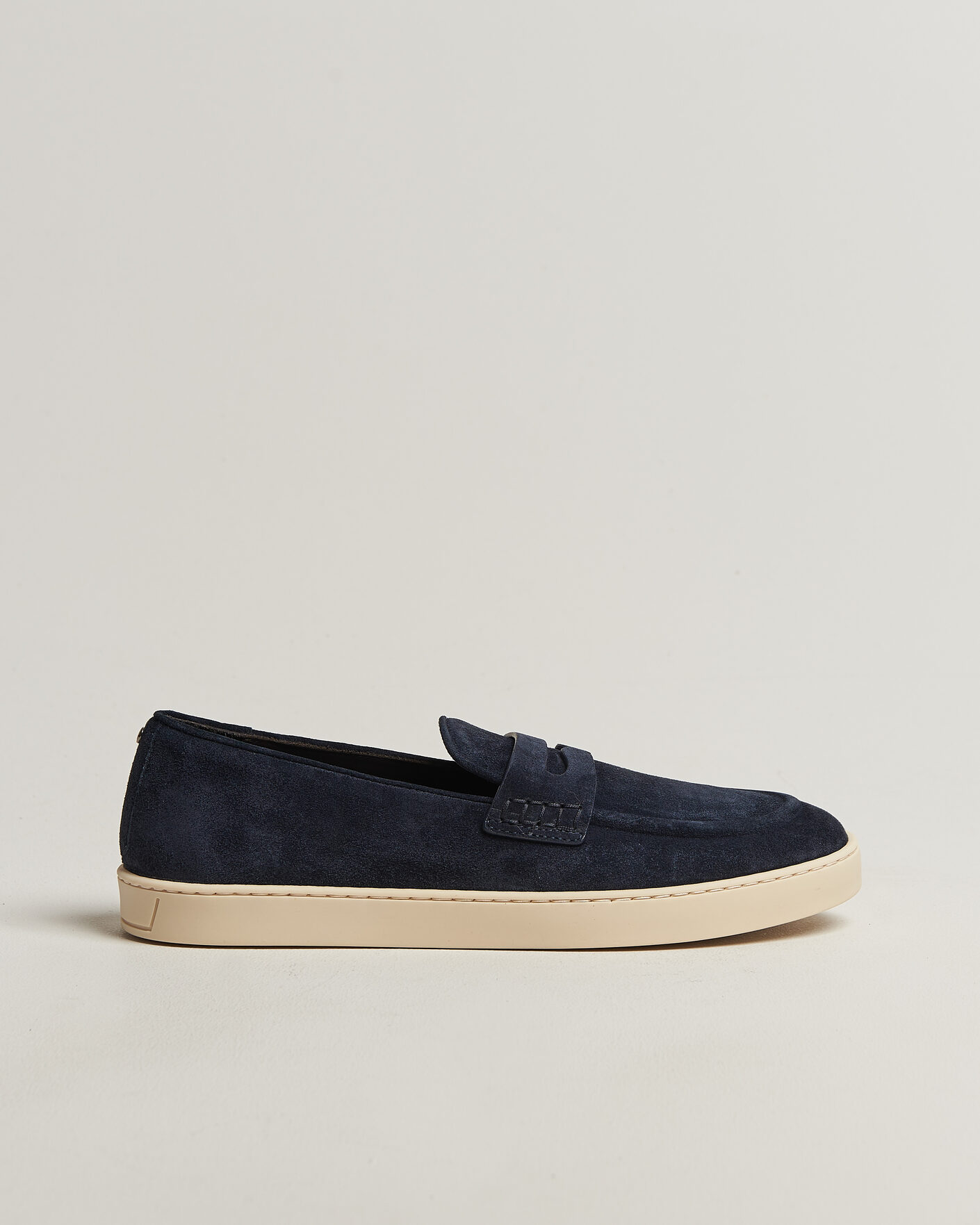 Herren | Loafer | Canali | Summer Loafers Navy Suede