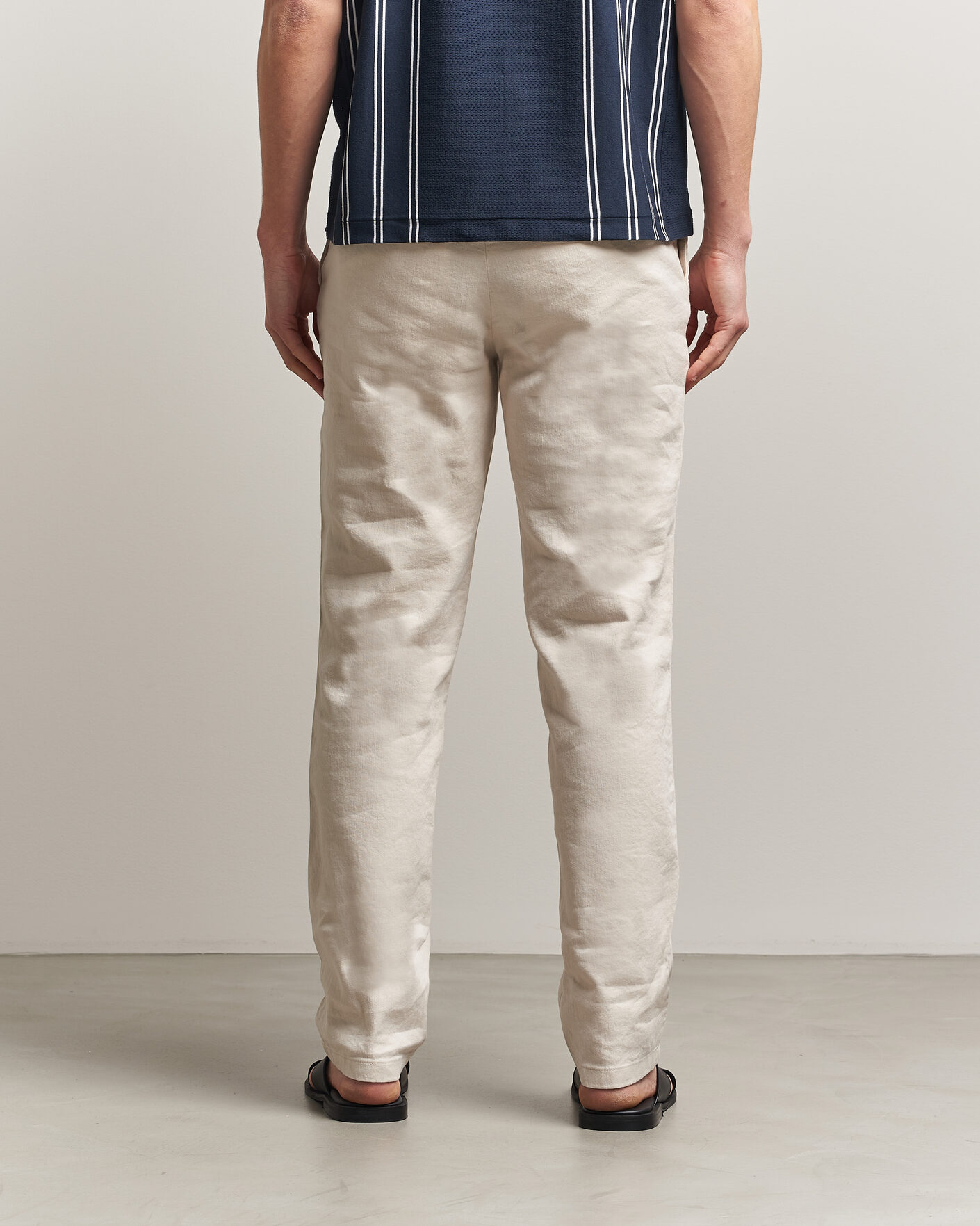 Herren | Hosen | J.Lindeberg | Logan Stretch Linen Pants Moonbeam