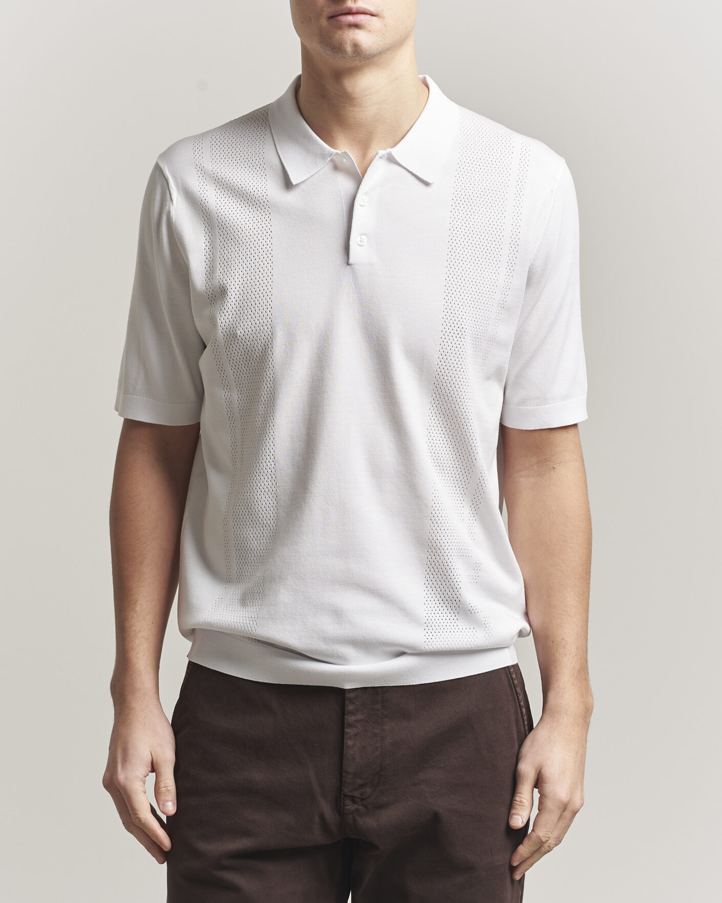 Herren | Poloshirts | J.Lindeberg | Reymond Knit Polo White