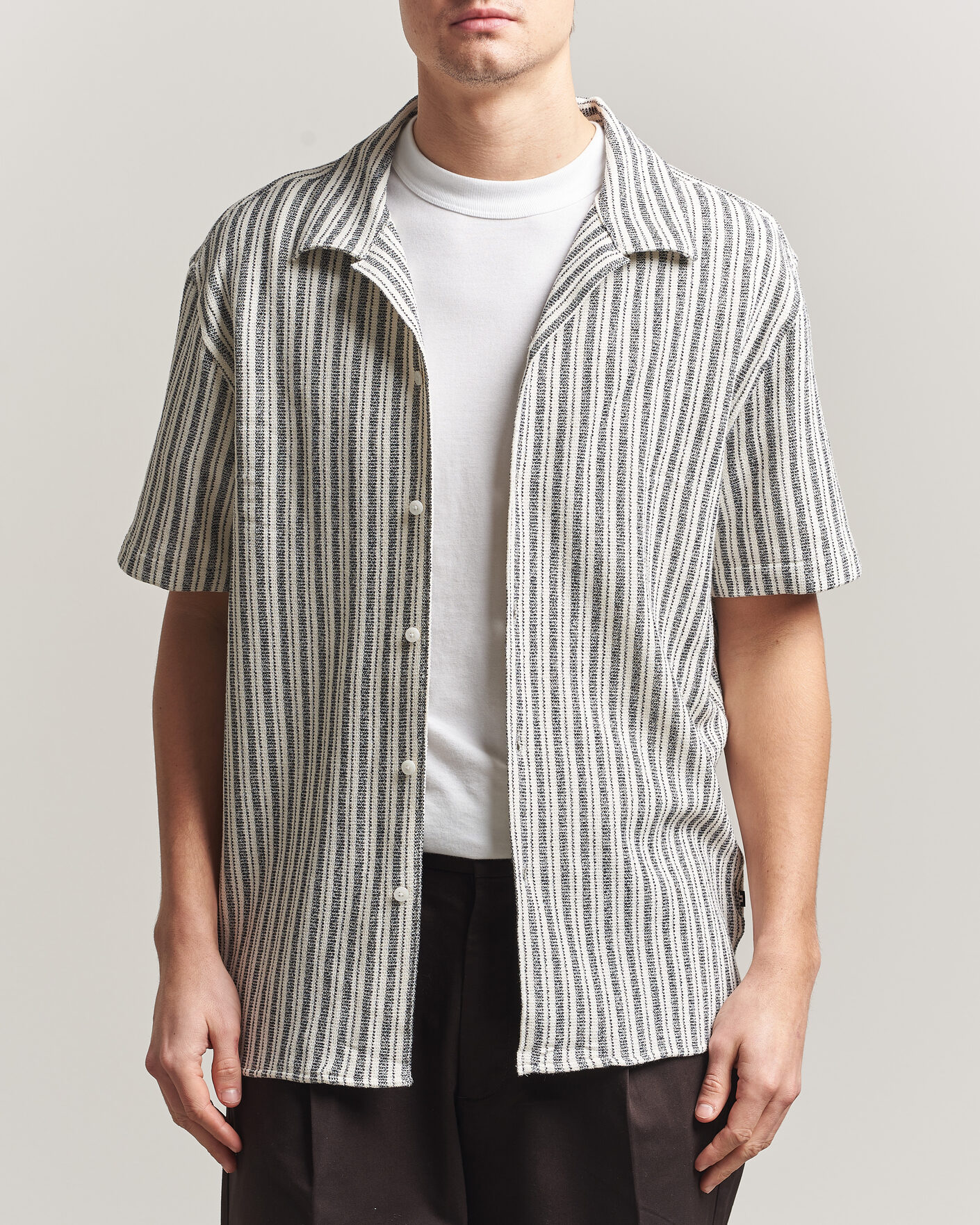 Herren | Hemden | J.Lindeberg | Elio Structure Resort Shirt JL Navy