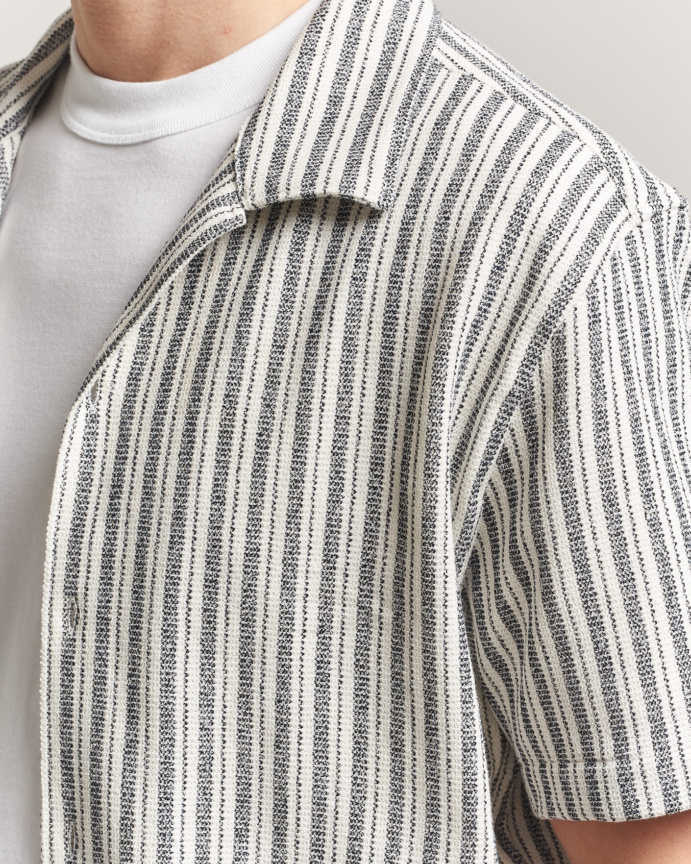 Herren | Hemden | J.Lindeberg | Elio Structure Resort Shirt JL Navy