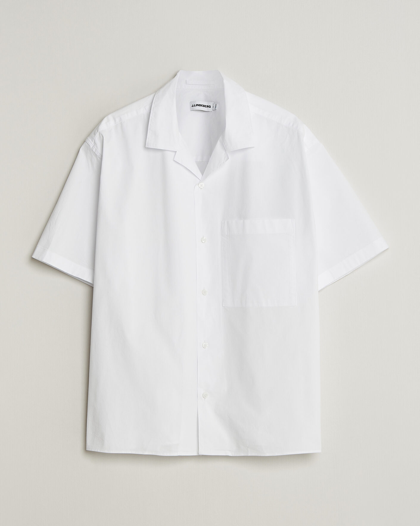 Herren | Hemden | J.Lindeberg | Ellis Cotton Resort Shirt White
