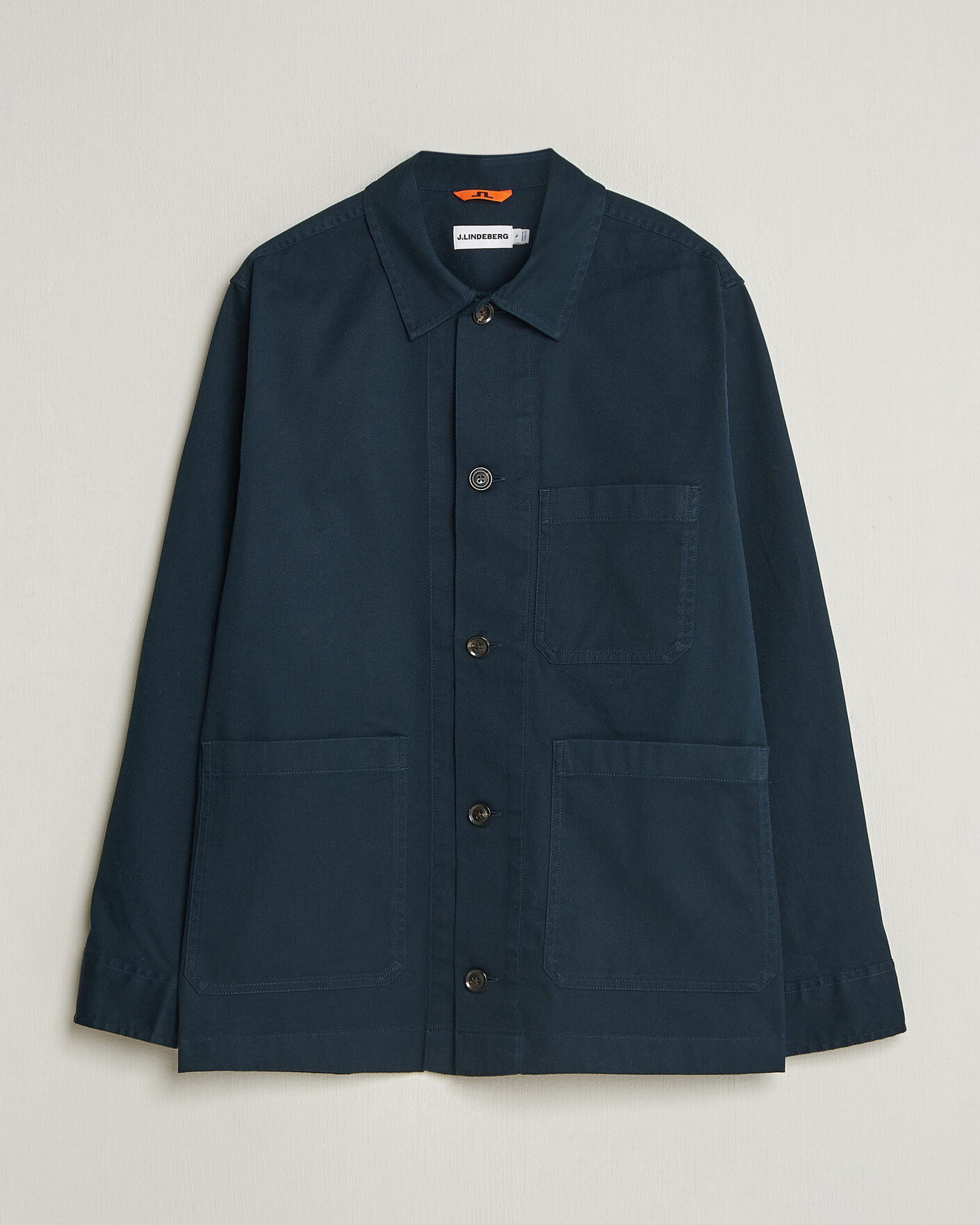 Herren | Hemden | J.Lindeberg | Easton Cotton Overshirt JL Navy