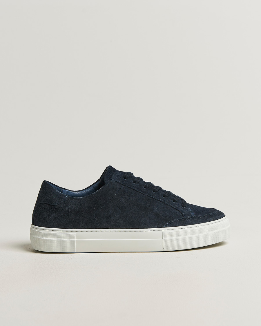 Herren | Sneaker | J.Lindeberg | Art Signature Suede Sneaker JL Navy