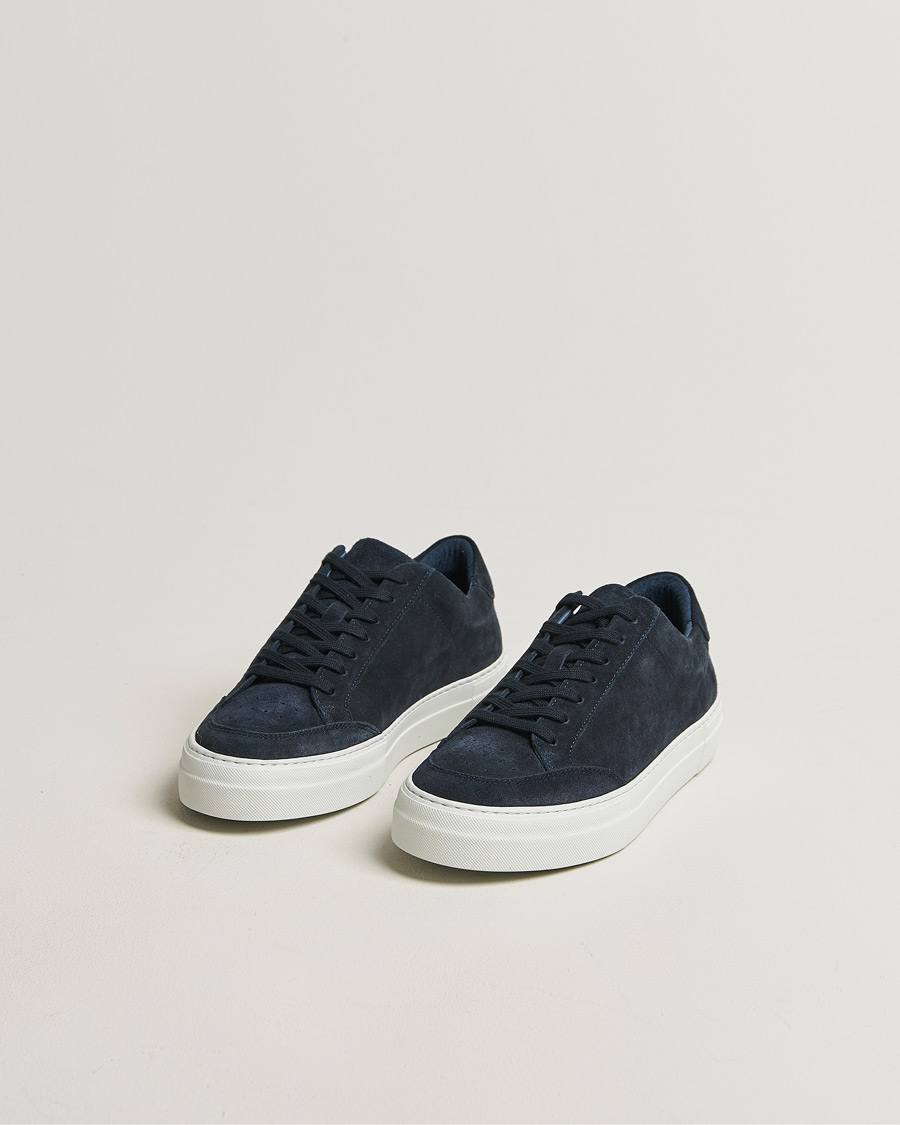Herren | Sneaker | J.Lindeberg | Art Signature Suede Sneaker JL Navy