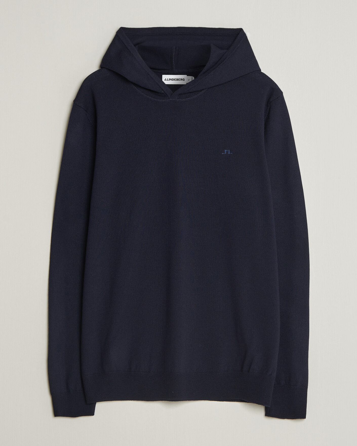 Herren | Pullover | J.Lindeberg | Karl Merino Hoodie JL Navy