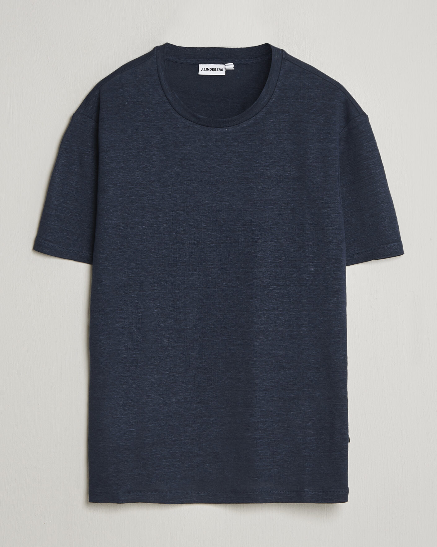 Herren | T-Shirts | J.Lindeberg | Coma Linen T-Shirt JL Navy
