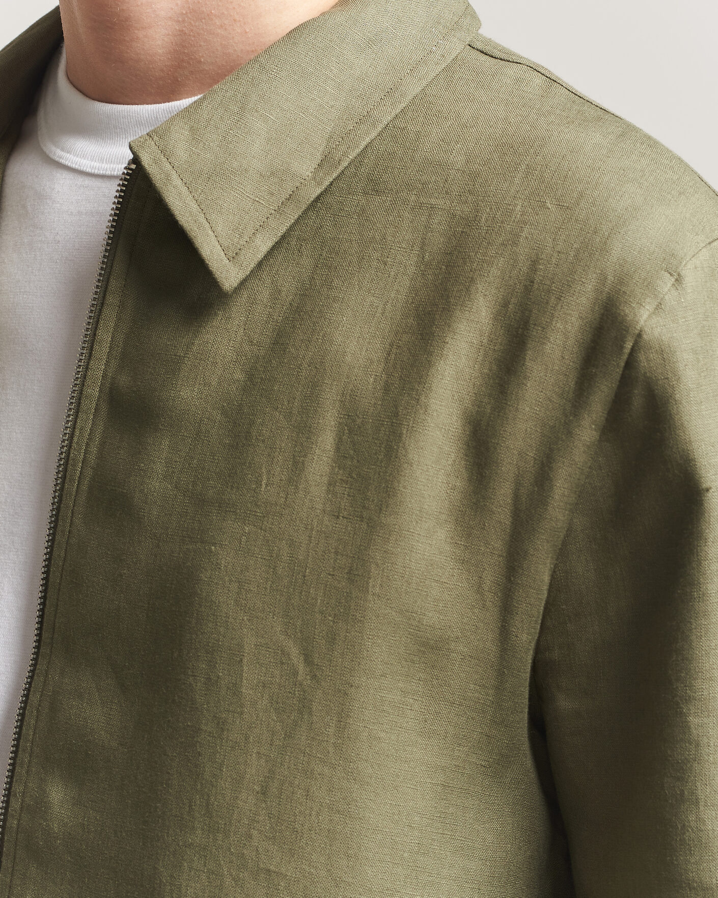 Herren | Hemden | J.Lindeberg | Julius Drape Linen Overshirt Kalamata