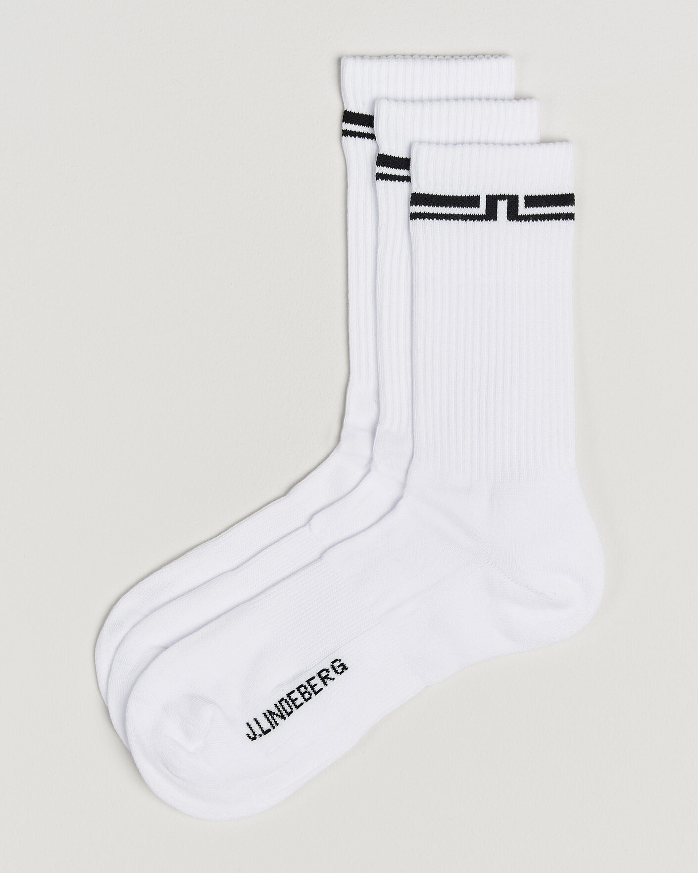 Herren | Unterwäsche | J.Lindeberg | Johnson 3-Pack Socks White