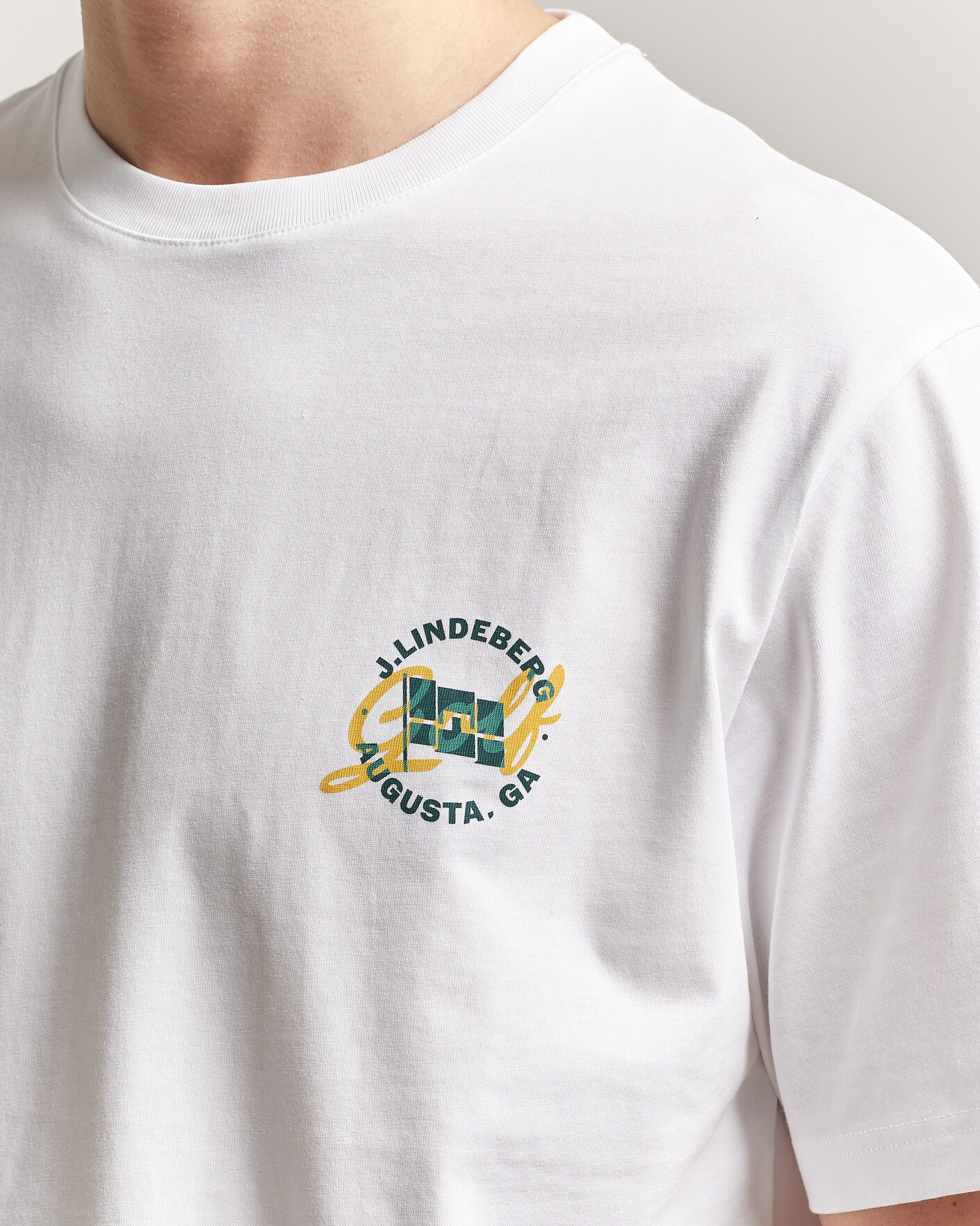 Herren | T-Shirts | J.Lindeberg | Parcie Tour T-Shirt White