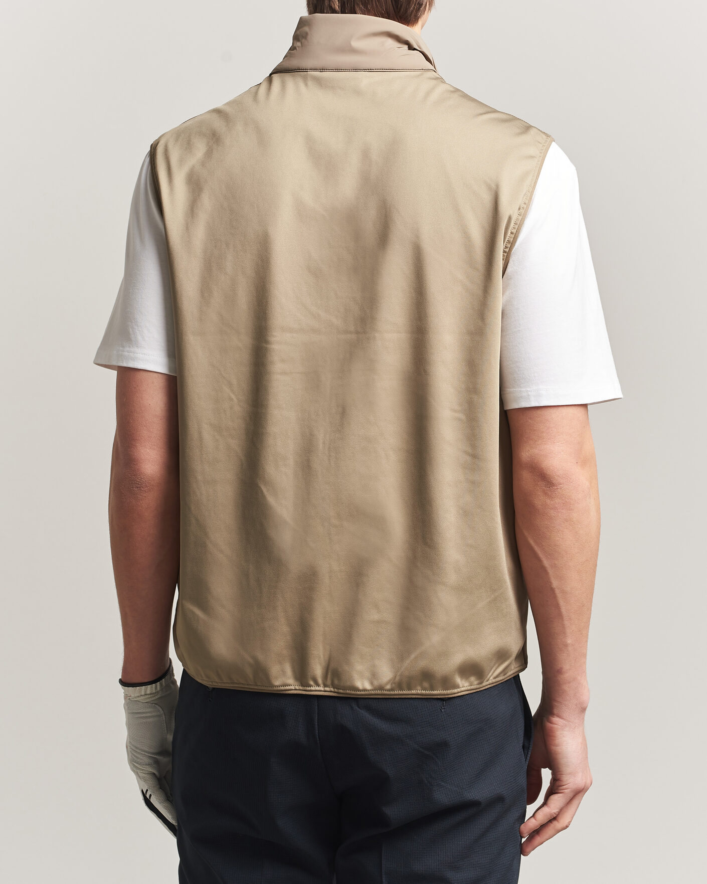 Herren | Westen | J.Lindeberg | Timor Hybrid Vest Brindle