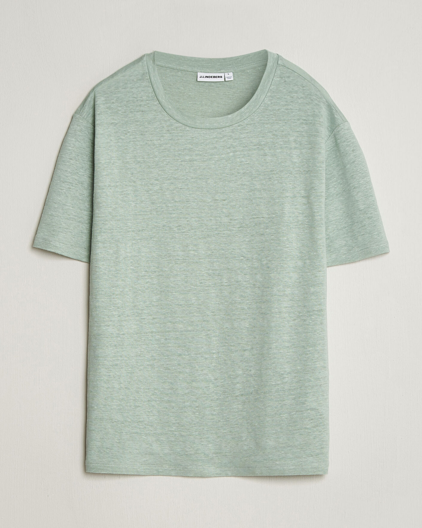 Herren | T-Shirts | J.Lindeberg | Coma Linen T-Shirt Jadeite