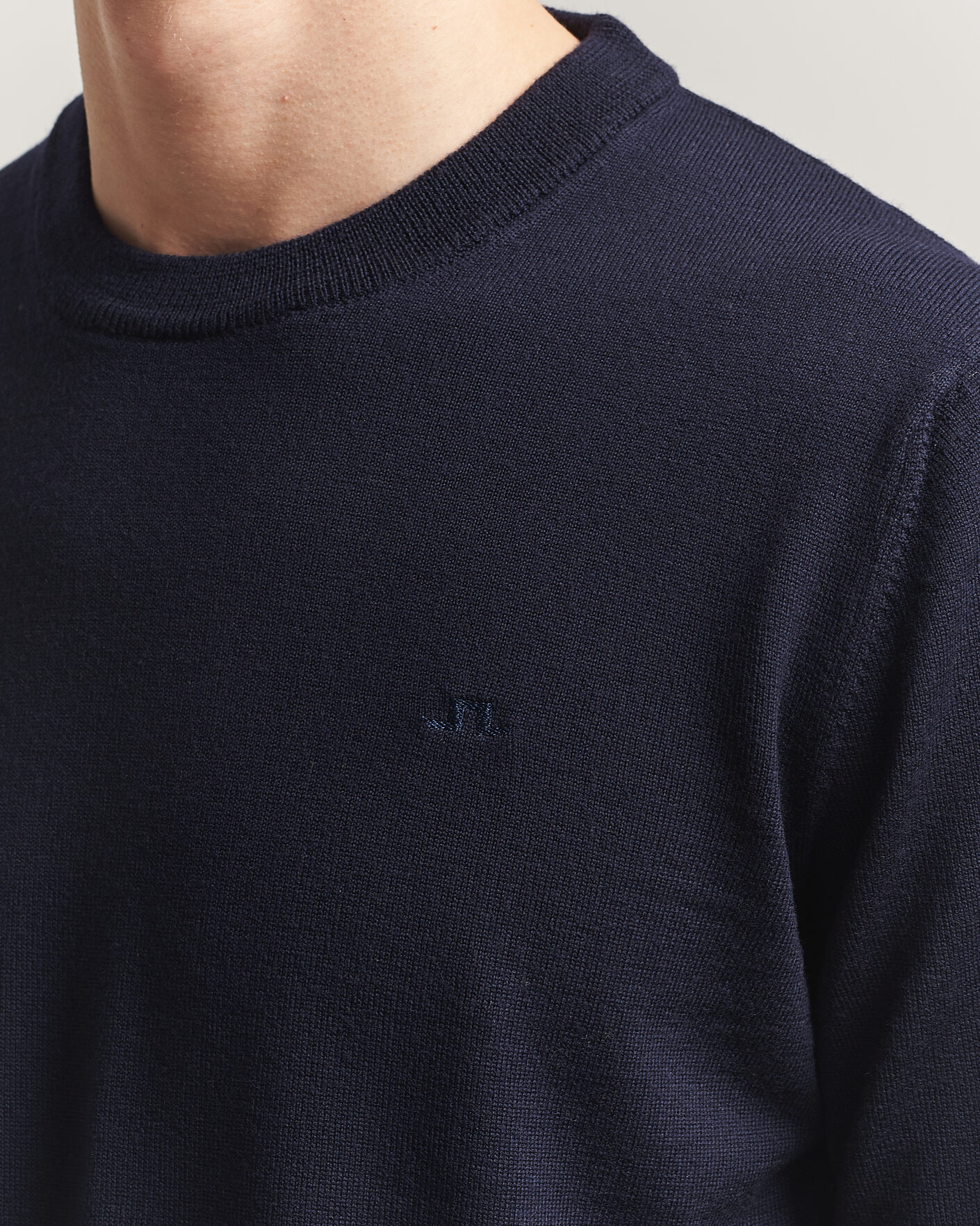 Herren | Pullover | J.Lindeberg | Keane Merino Crew Neck Pullover JL Navy