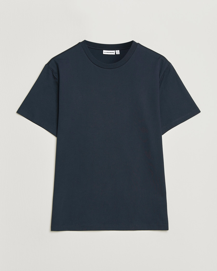 Herren | T-Shirts | J.Lindeberg | Sid Basic T-Shirt JL Navy