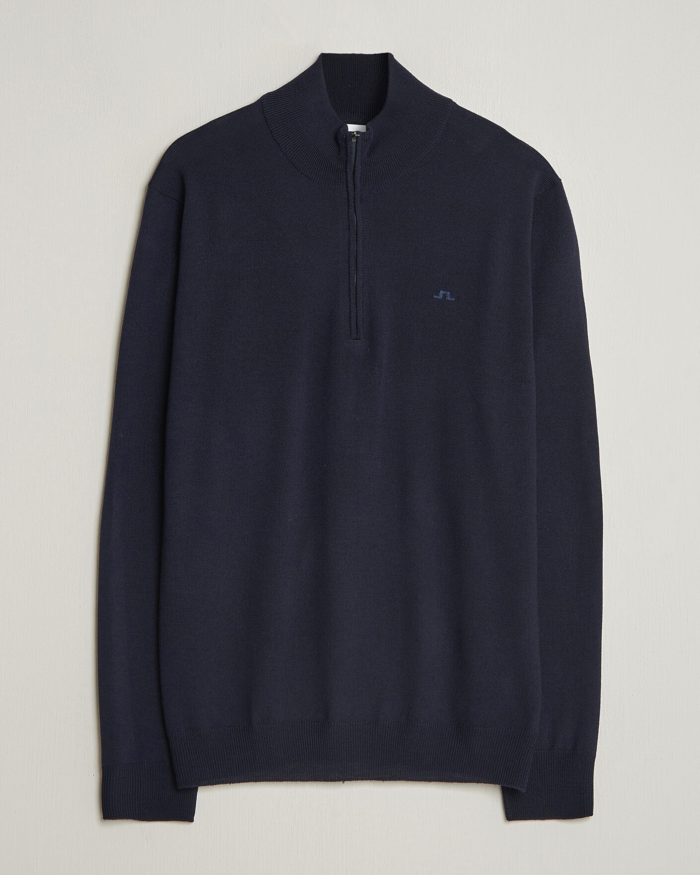 Herren | Pullover | J.Lindeberg | Kiyan Merino Half Zip JL Navy