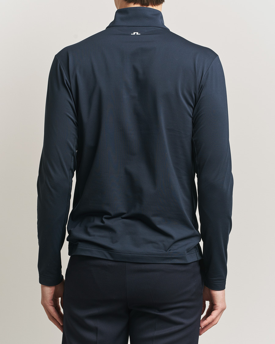 Herren | Pullover | J.Lindeberg | Tour Tech Mid Layer Half Zip JL Navy