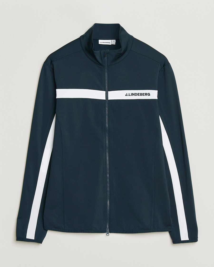 Herren | Pullover | J.Lindeberg | Jarvis Mid Layer Full Zip JL Navy