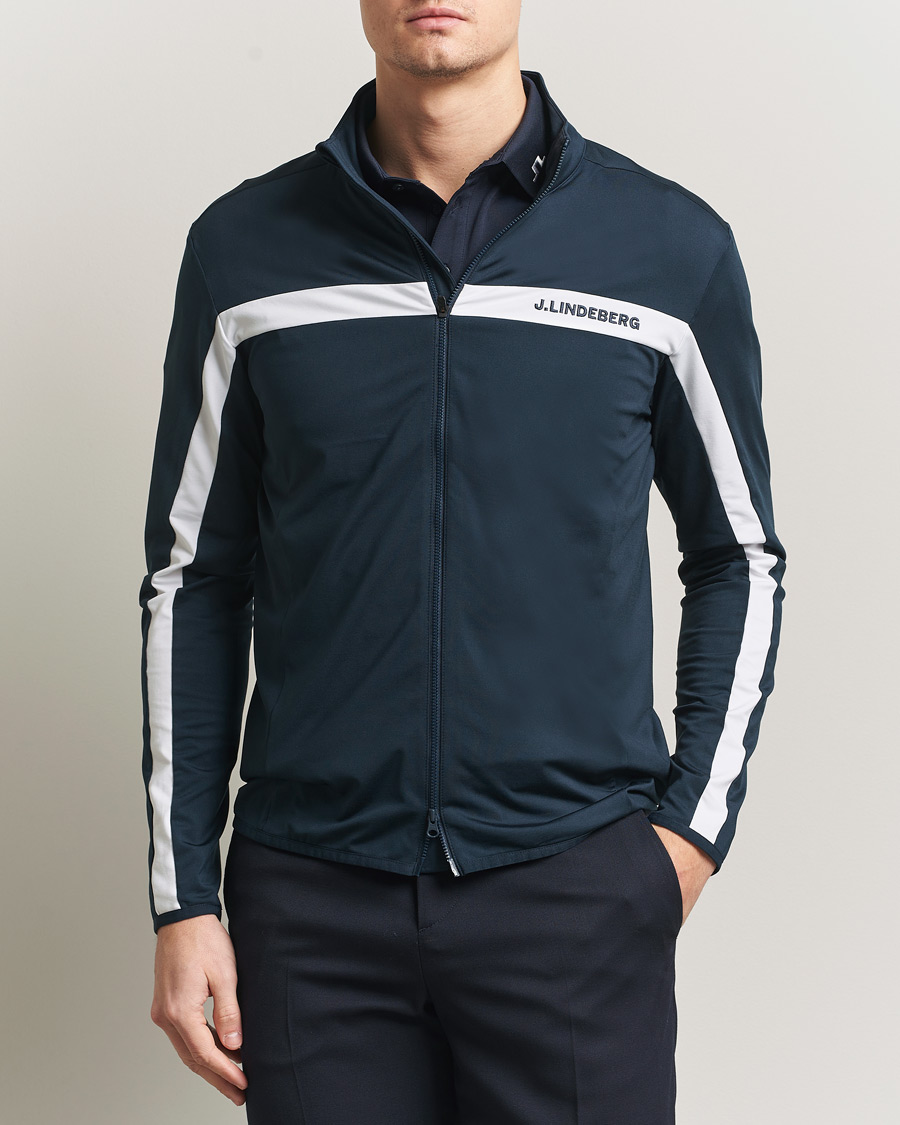 Herren | Pullover | J.Lindeberg | Jarvis Mid Layer Full Zip JL Navy