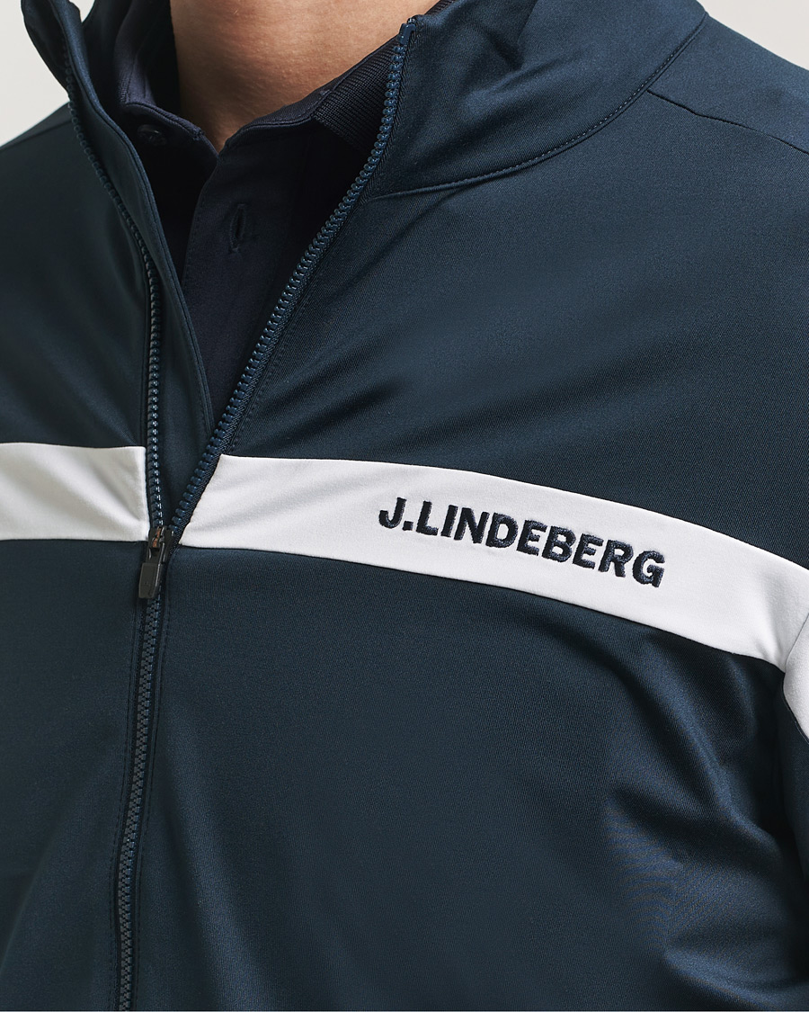 Herren | Pullover | J.Lindeberg | Jarvis Mid Layer Full Zip JL Navy